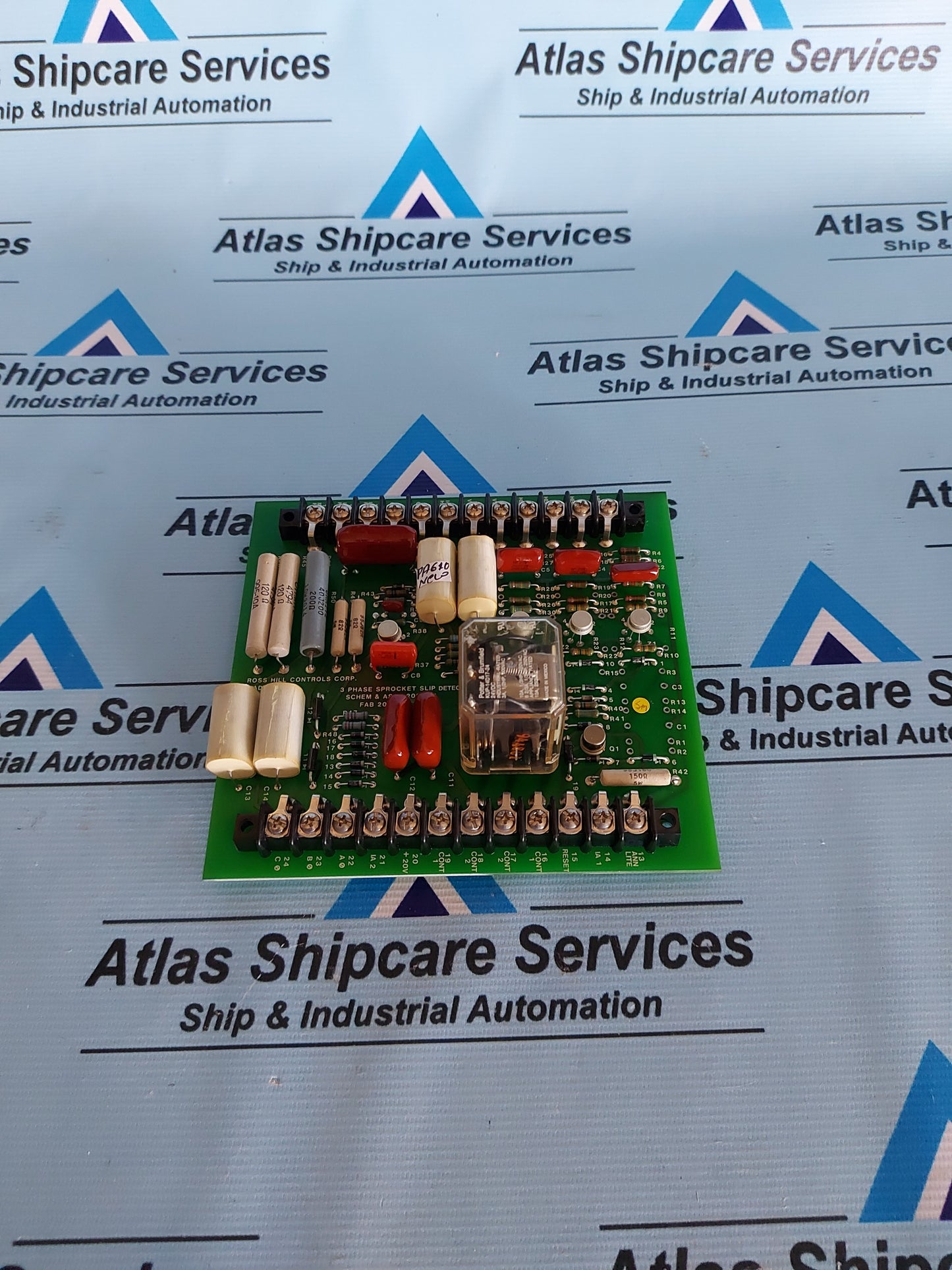 ROSS HILL CONTROLS 0000-2003-00 REV.B 3 PHASE SPROCKET SLIP DETECTOR