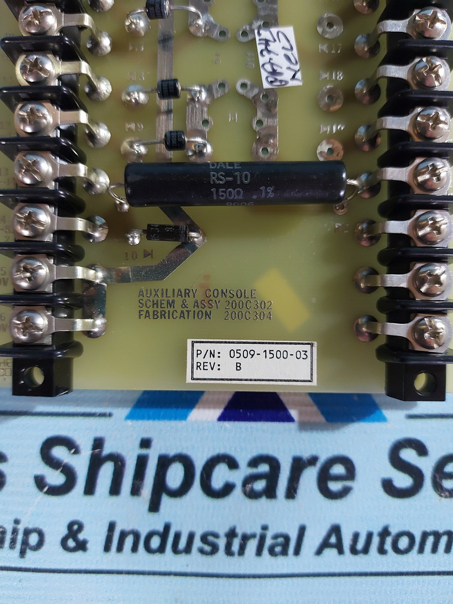 ROSS HILL CONTROLS 0509-1500-03 AUXILIARY CONSOLE