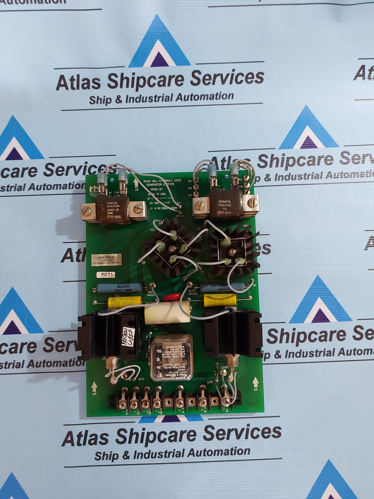 ROSS HILL CONTROLS 0509-61 GENERATOR EXCITER BOARD