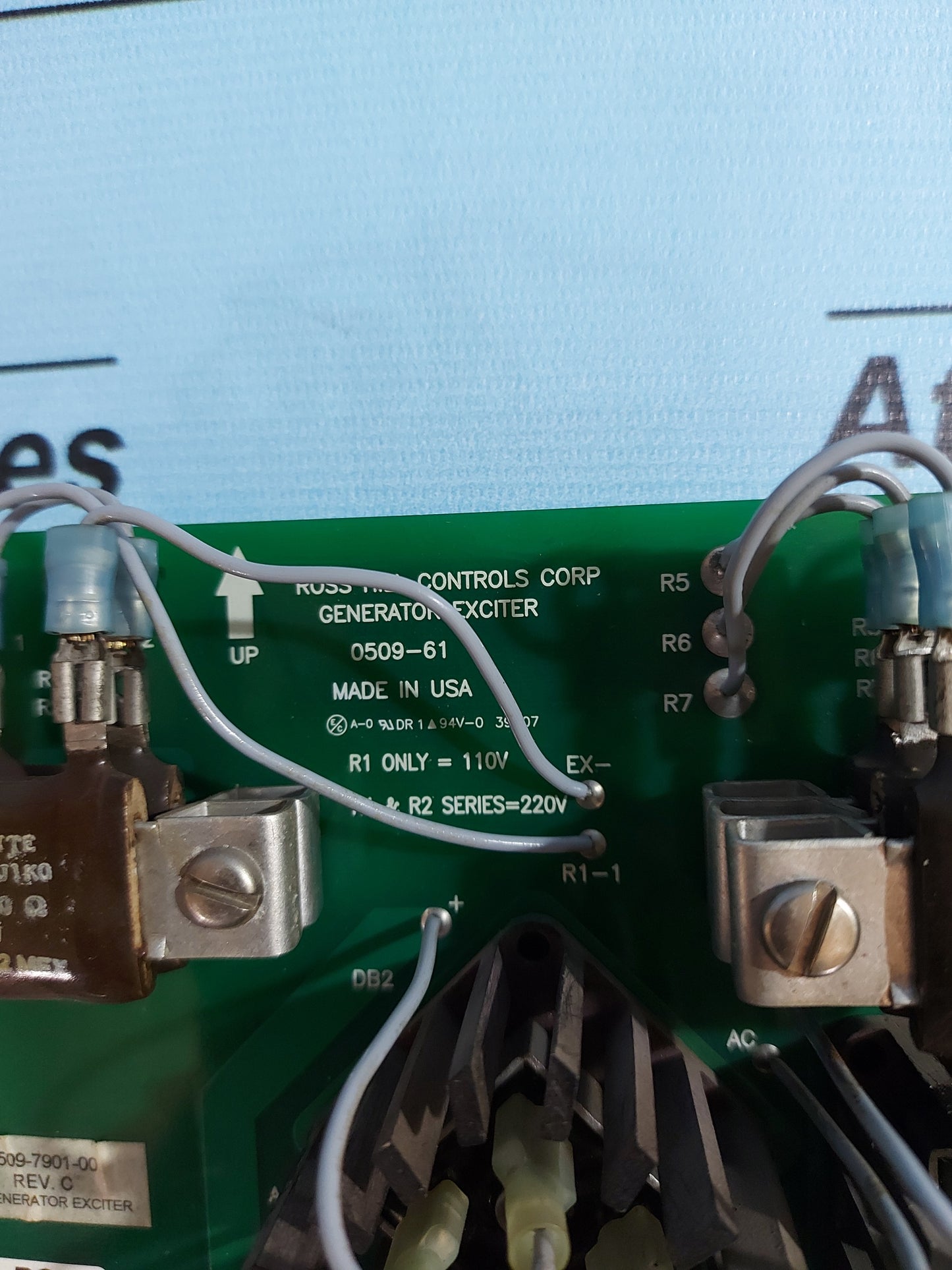 ROSS HILL CONTROLS 0509-61 GENERATOR EXCITER BOARD