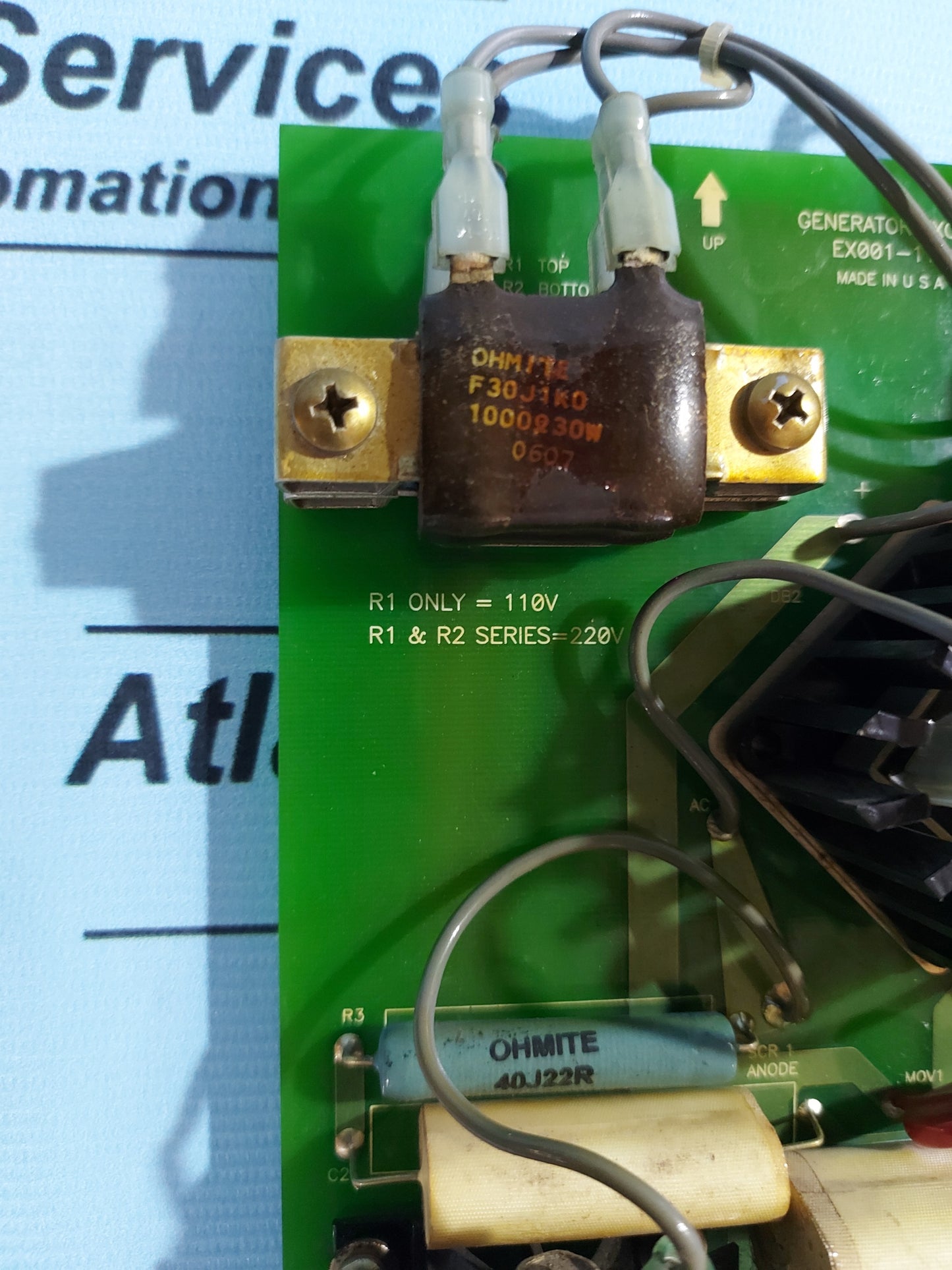 ROSS HILL CONTROLS EX001-1194 GENERATOR EXCITER BOARD