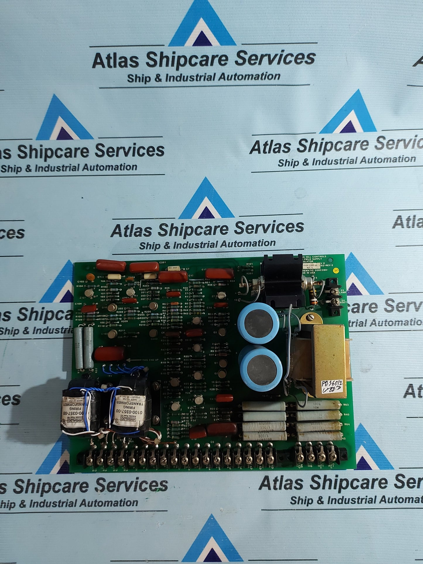 ROSS HILL CONTROLS FAB 200D283-REV.E PCB 0509-1300-00 REV.K SCR FIELD SUPPLY REGULATOR