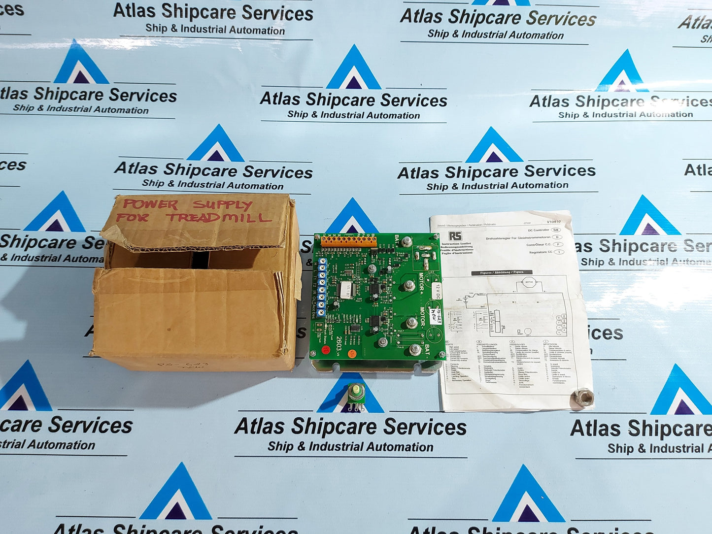 RS 363-9617 DC MOTOR CONTROLLER POTENTIOMETER CONTROL