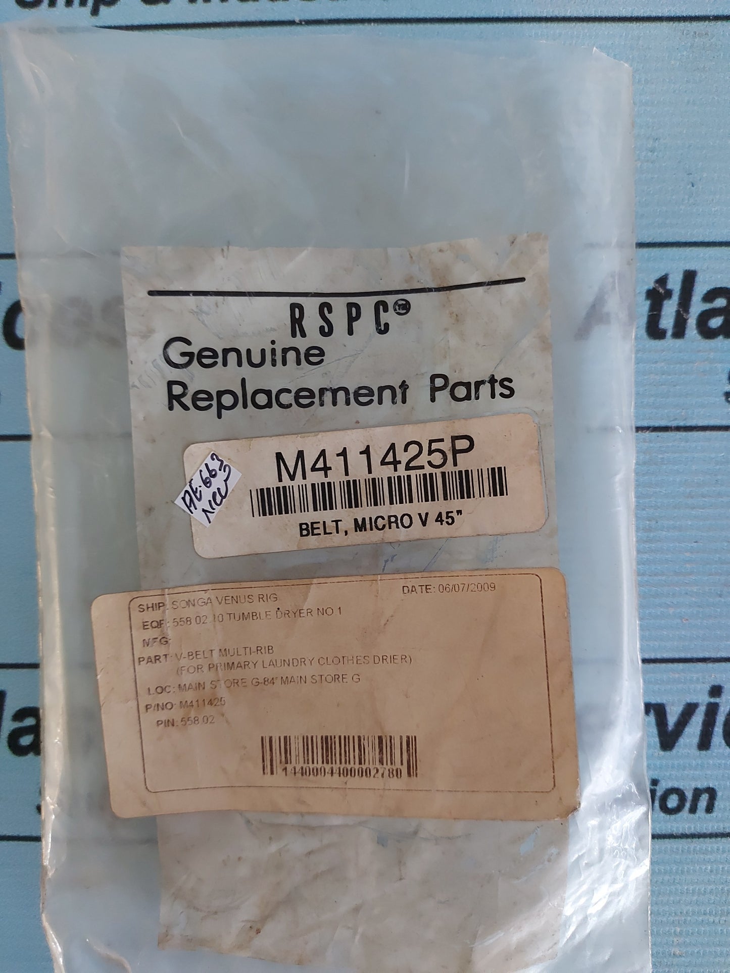 RSPC M411425P MICRO V-BELT 45"