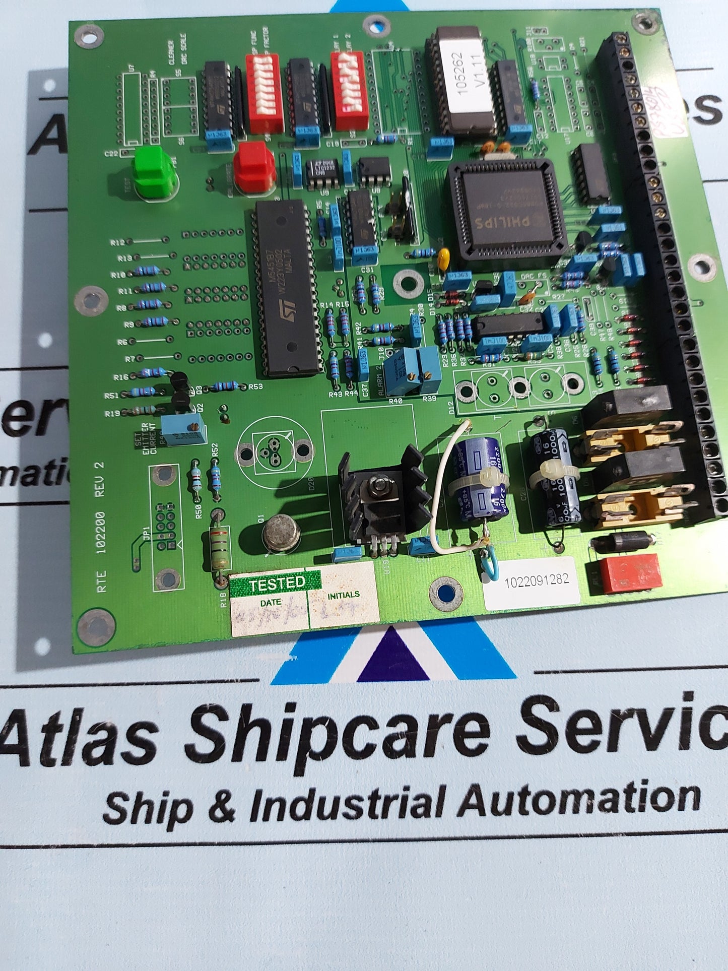 RTE 102200 REV.2 PCB CIRCUIT BOARD 1022091282