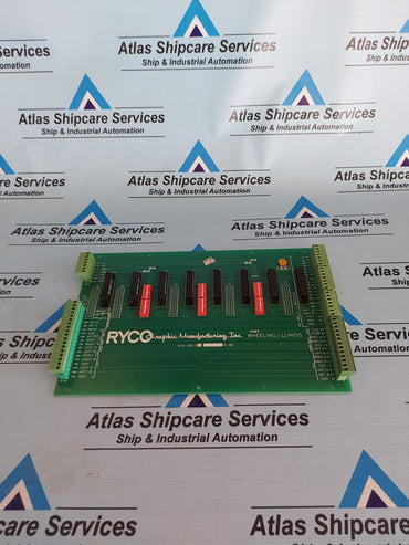 RYCO 161A-061-2 BACKPLANE 8-SLOT CARD RACK CHASSIS BOARD