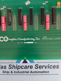 RYCO 161A-061-2 BACKPLANE 8-SLOT CARD RACK CHASSIS BOARD