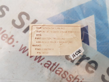 Rexroth R901102711 Pressure Switch H500