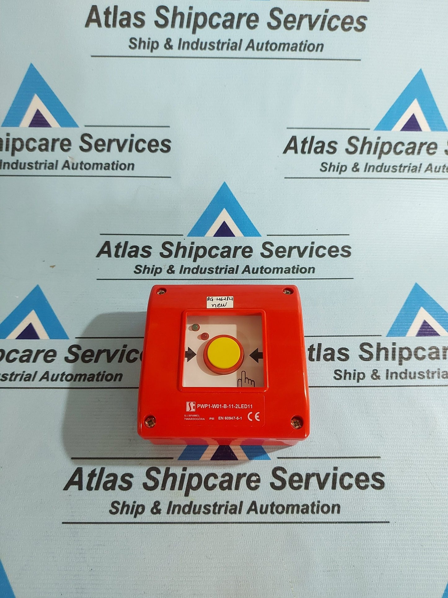 S.I.SPAMEL PWP1-W01-B-11-2LED11 FIRE SWITCH AG462