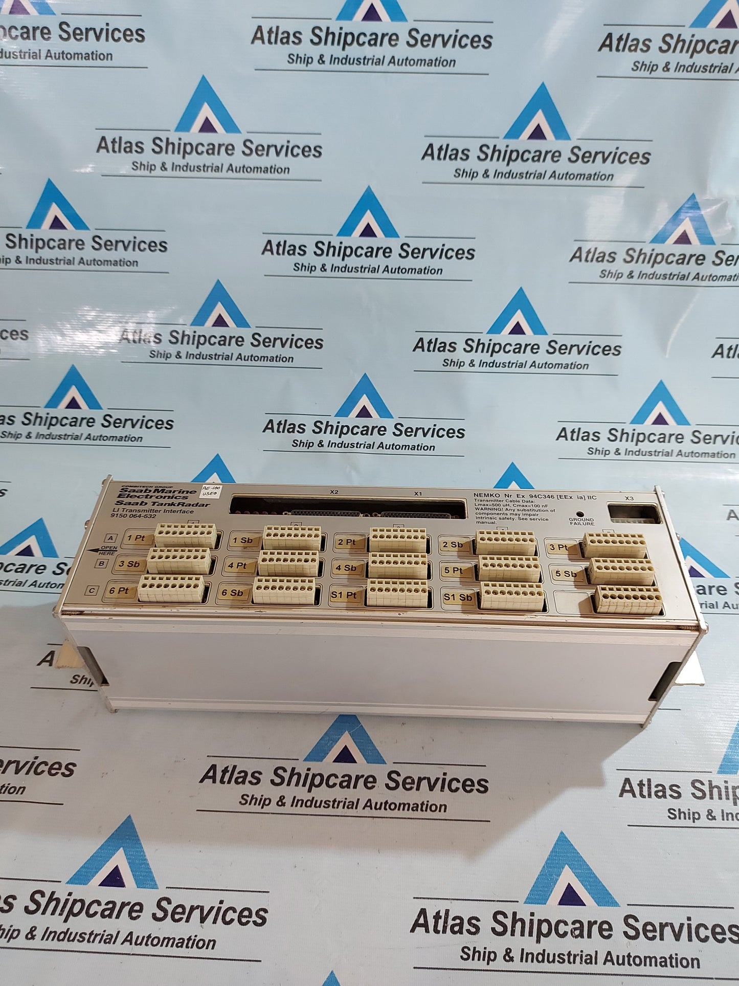 SAAB MARINE TANKRADAR 9150 064-632 LI TRANSMITTER INTERFACE