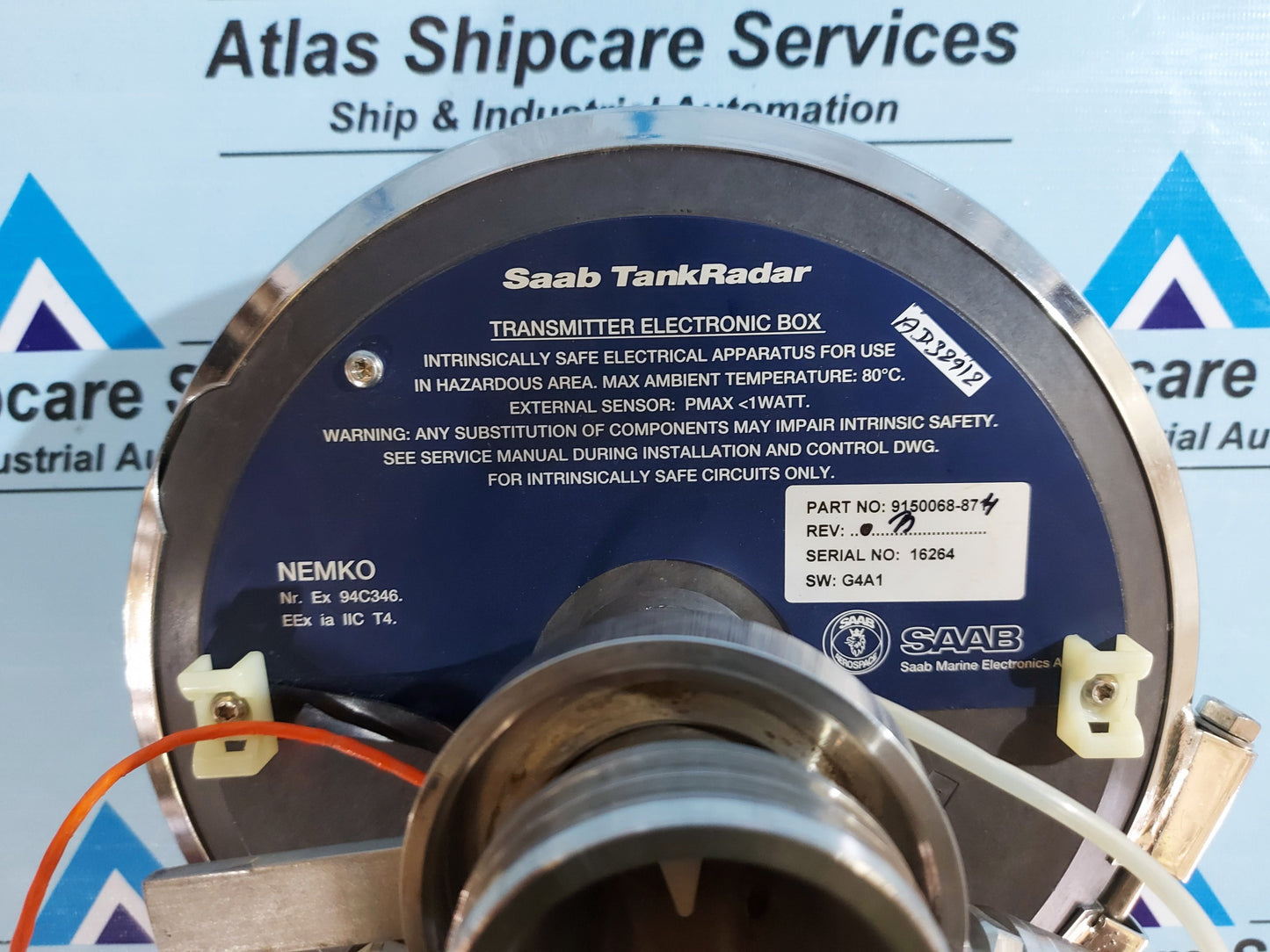 SAAB TANKRADAR 9150068-874 TRANSMITTER ELECTRONIC BOX REV.M