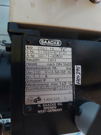 SAACKE EDAS 16 ELECTROMAGNETIC VALVE AG295