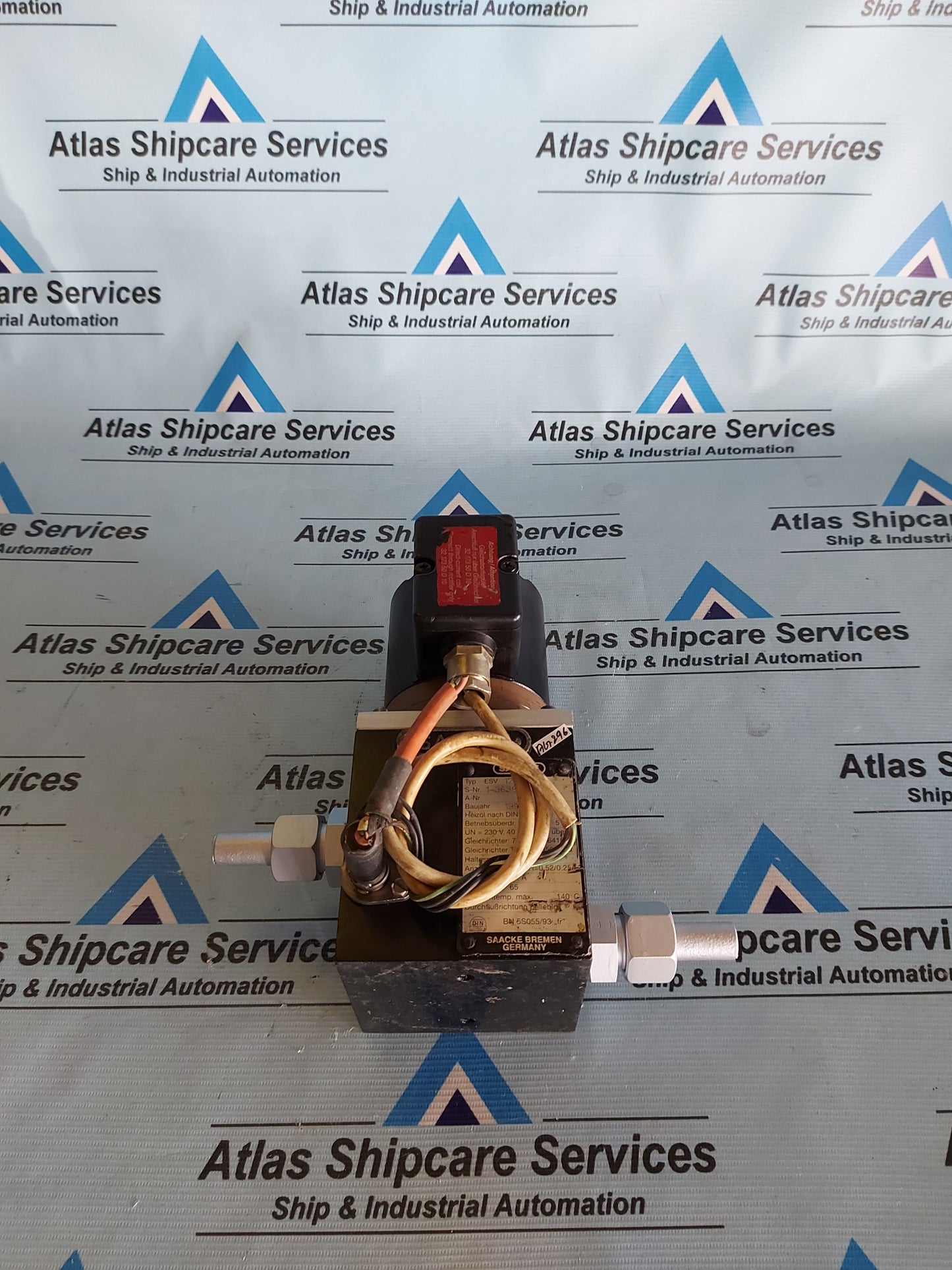 SAACKE ESV 12 ELECTROMAGNETIC VALVE AG296