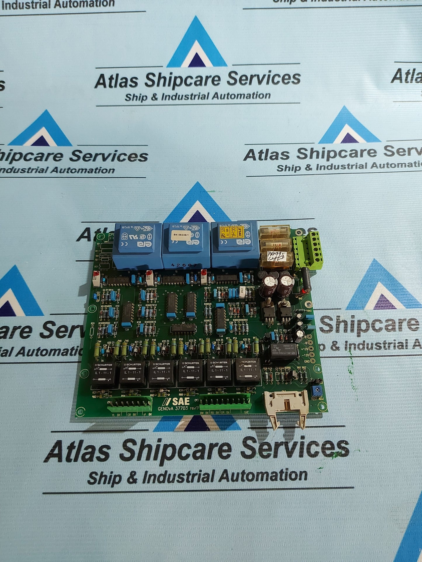 SAE GENOVA 37703 REV.1 PCB CARD