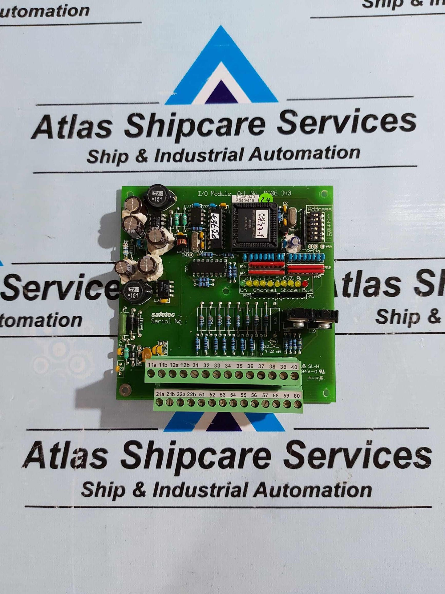 SAFETEC BG06.340 6340/419 I/O MODULE