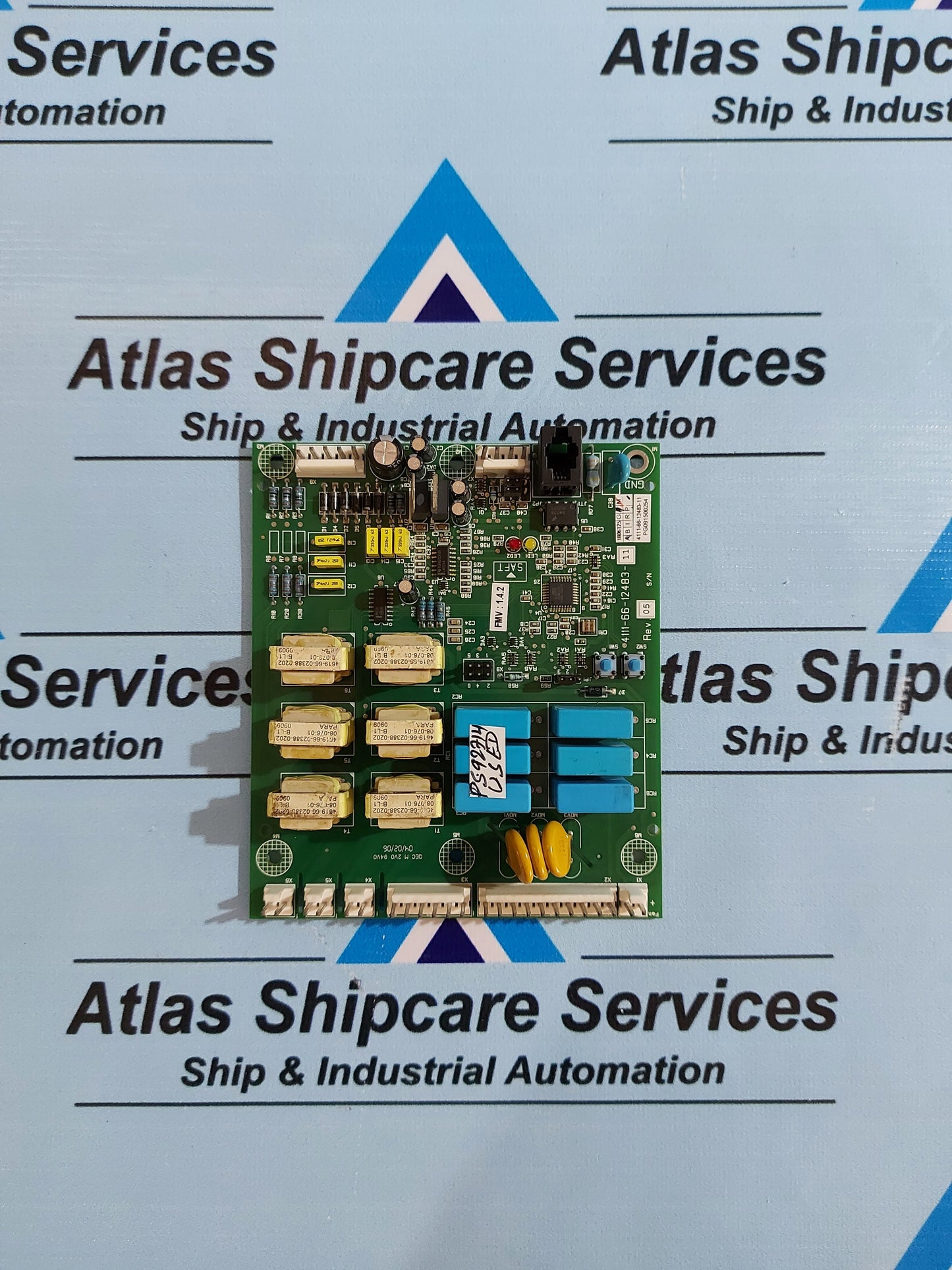 SAFT POWER SYSTEM 4111-66-12483-11 PCB CARD