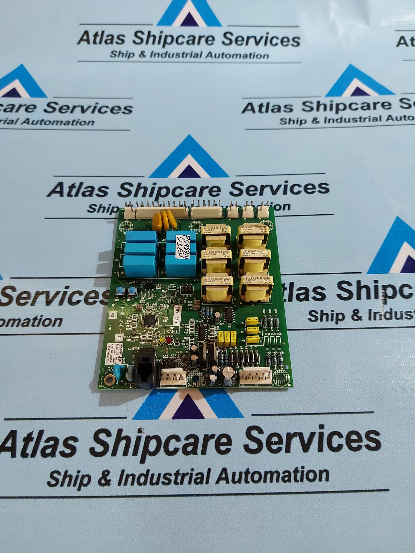 SAFT POWER SYSTEM 4111-66-12483-11 PCB CARD