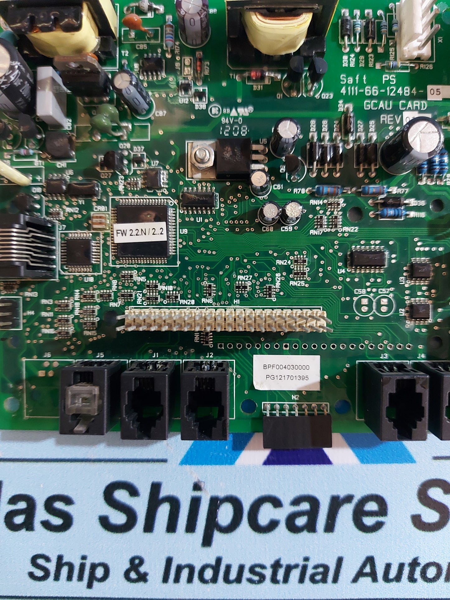 SAFT POWER SYSTEMS PS GCAU CARD 4111-66-12484-05 REV.01