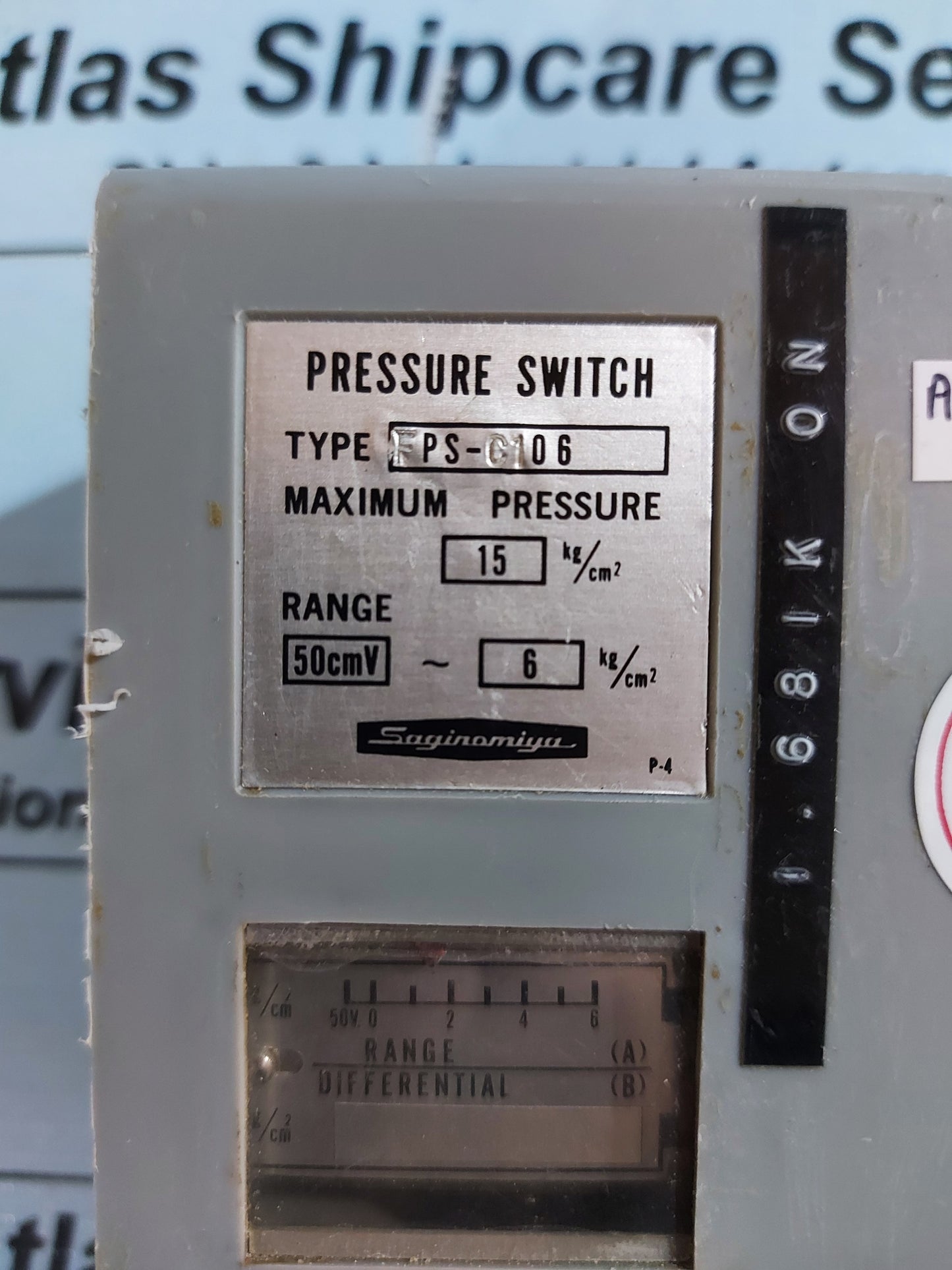 SAGINOMIYA FPS-C106 PRESSURE SWITCH