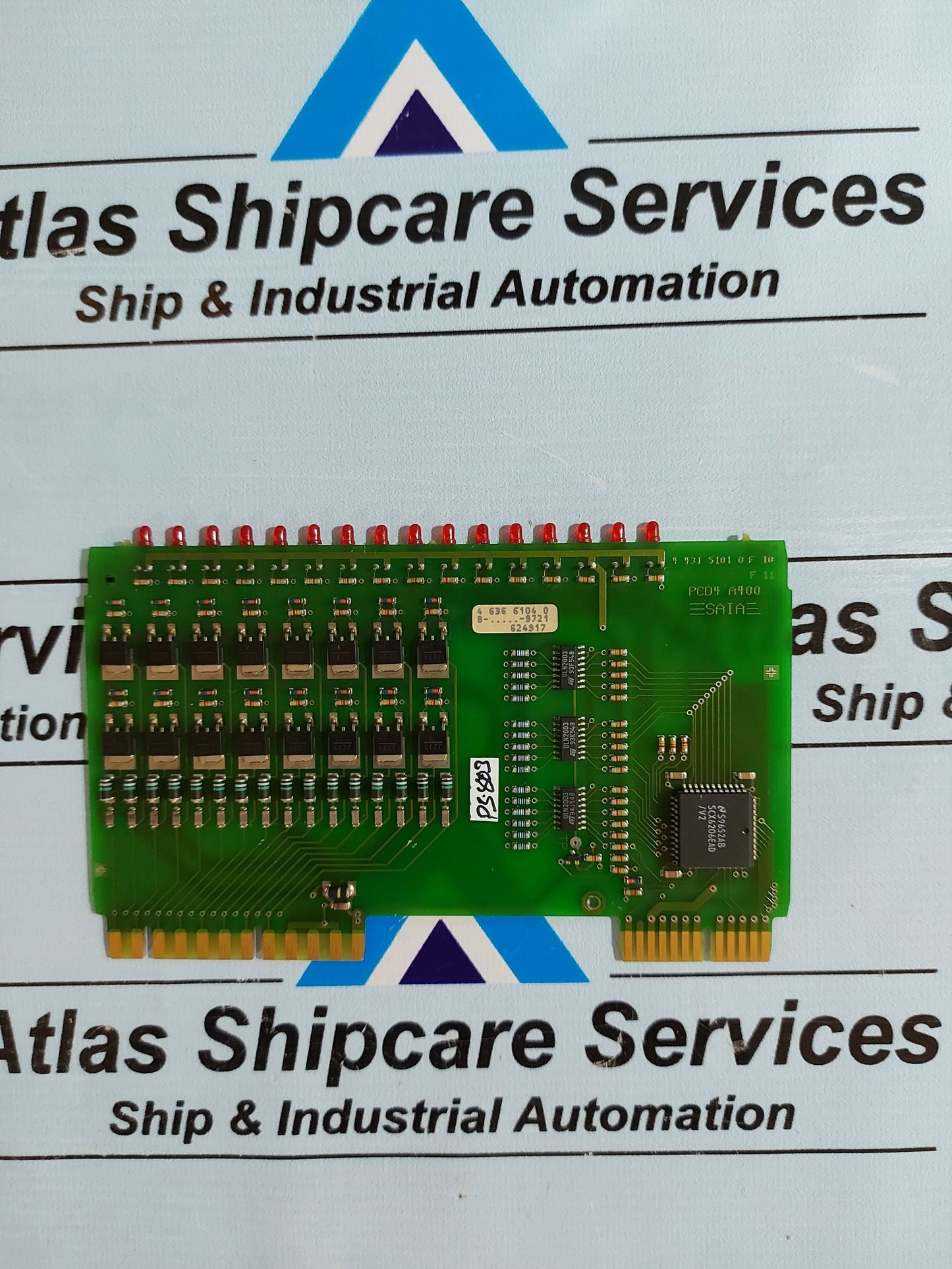 SAIA PCD4.A400 DIGITAL OUTPUT MODULE PCB CARD