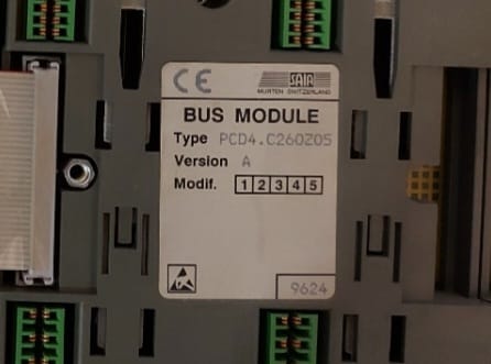 SAIA PCD4.C260Z05 BUS MODULE