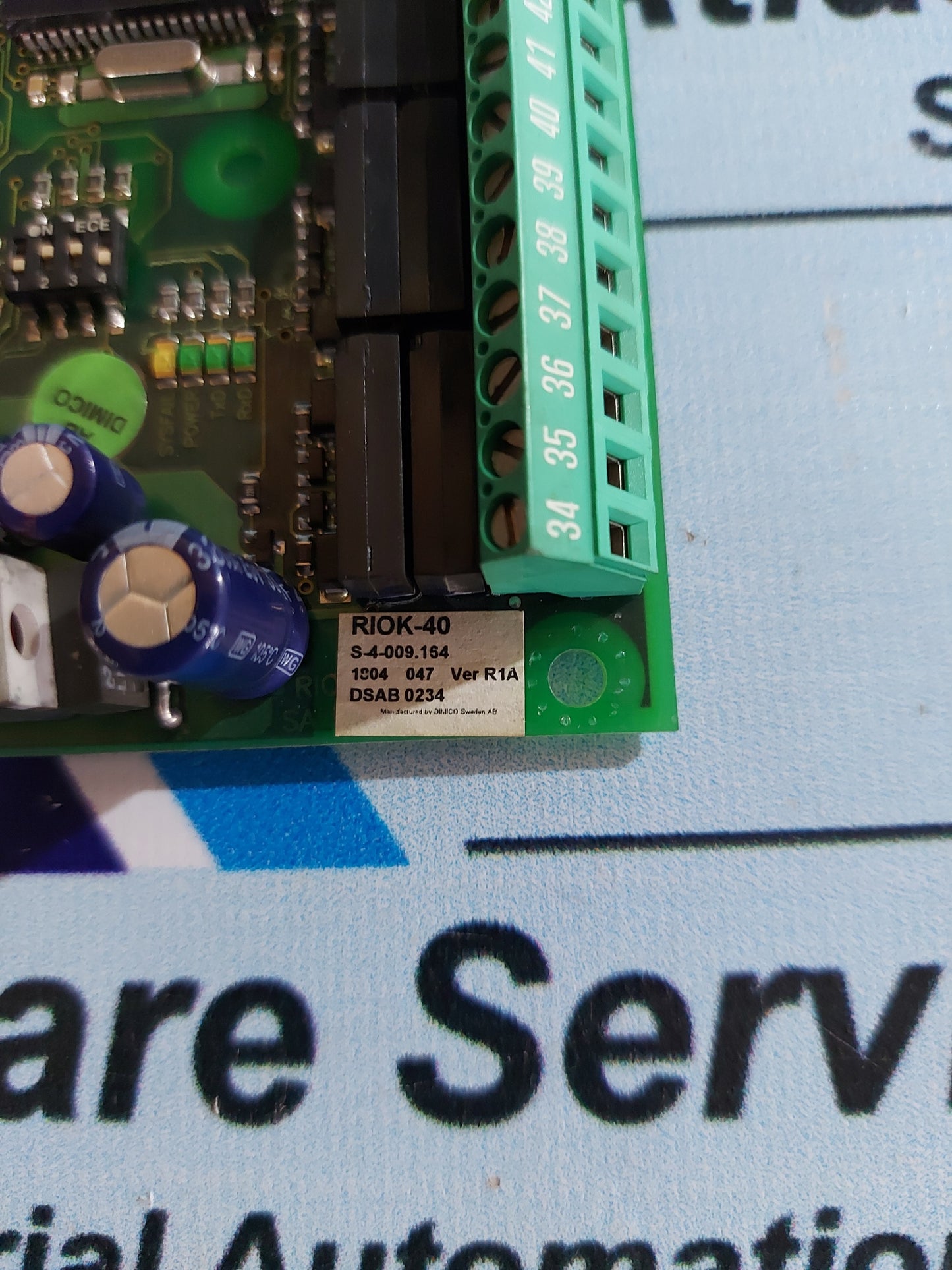 SALWICO SW2020 PCB CARD RIOK-40 CIRCUIT BOARD