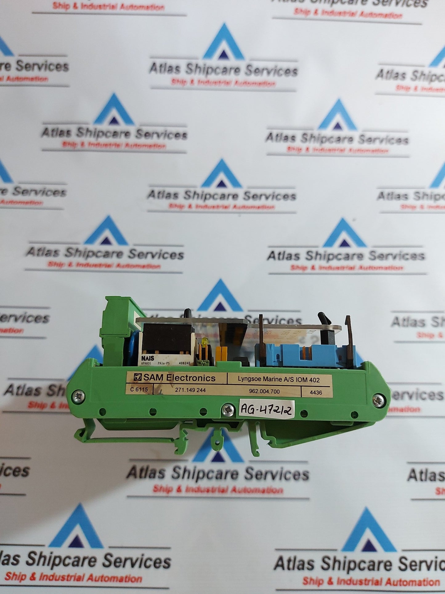 SAM ELECTRONICS LYNGSOE MARINE IOM 402 INPUT-OUTPUT MODULE P/N 271.149 244 AG472