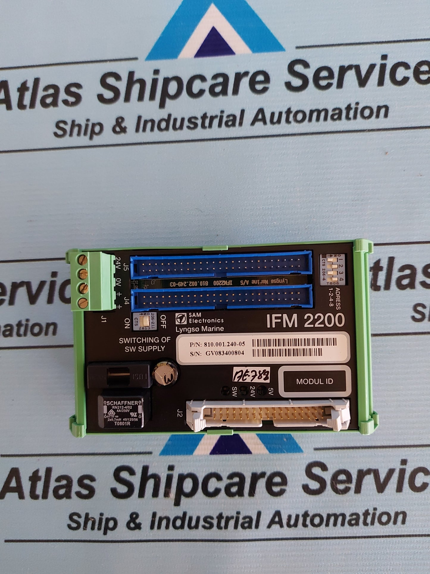 SAM ELECTRONICS/LYNGSO MARINE IFM 2200 MODULE 810.001.240-05