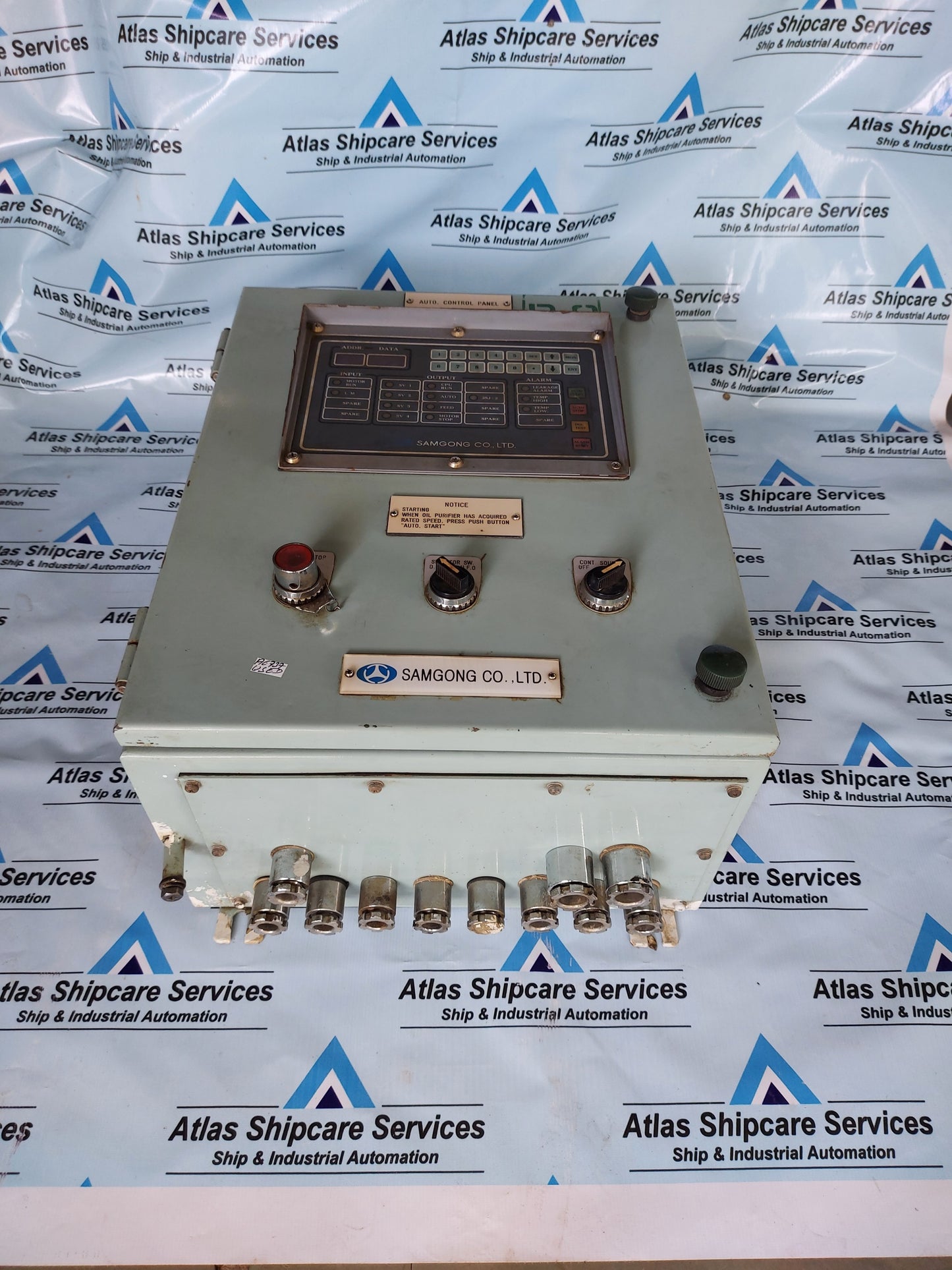 SAMGONG H.F.O PURIFIER AUTO. CONTROL PANEL