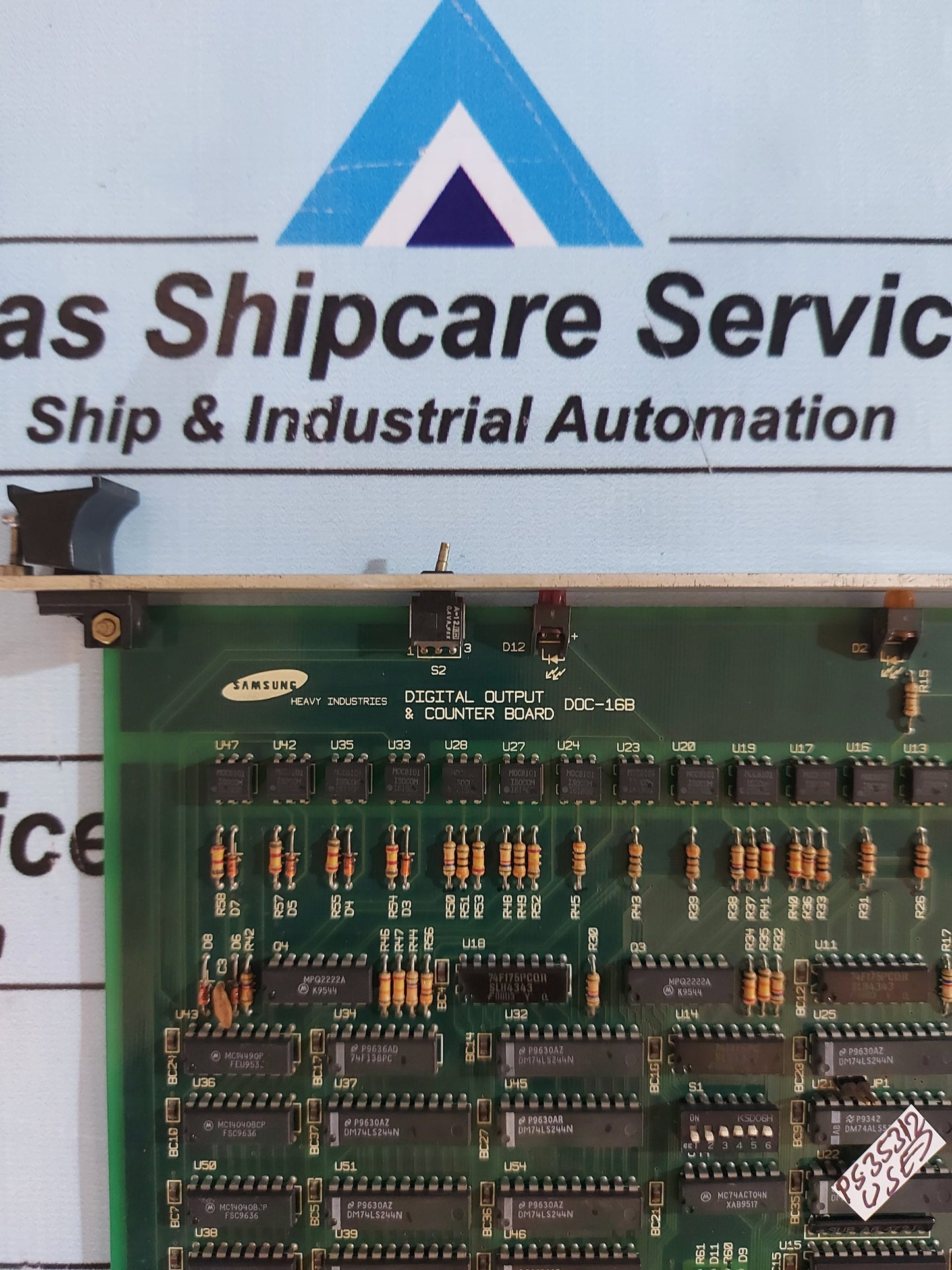 SAMSUNG DOC-16B DIGITAL OUTPUT & COUNTER BOARD