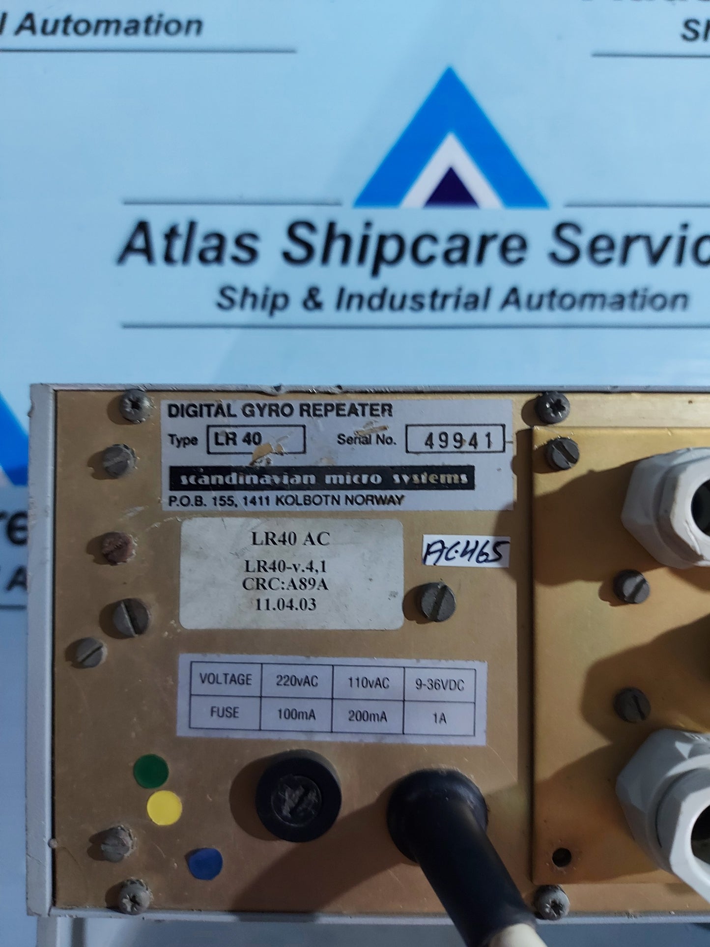 SCANDINAVIAN LR 40 DIGITAL GYRO REPEATER