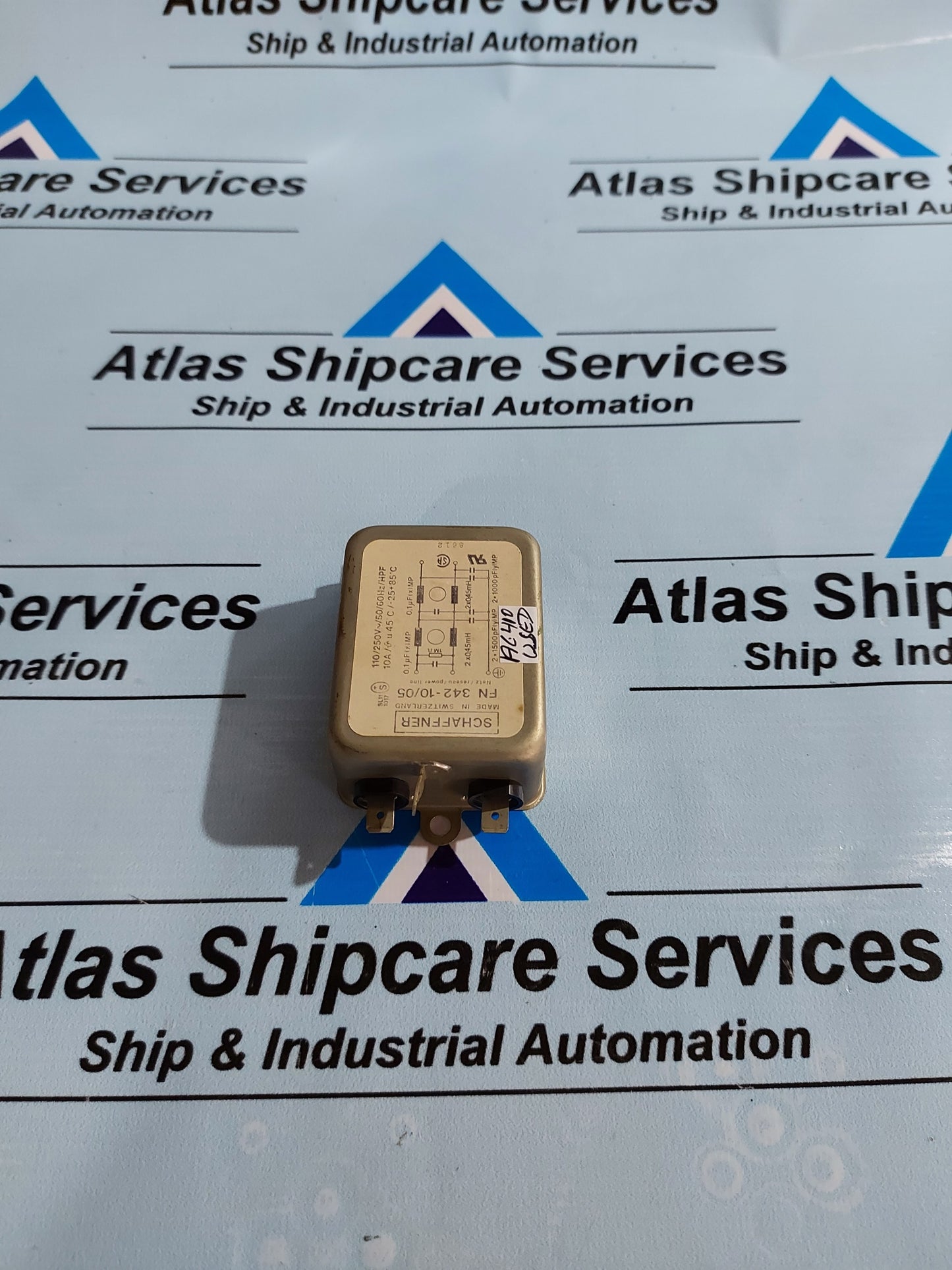 SCHAFFNER 342-10/05 POWER LINE EMI FILTER