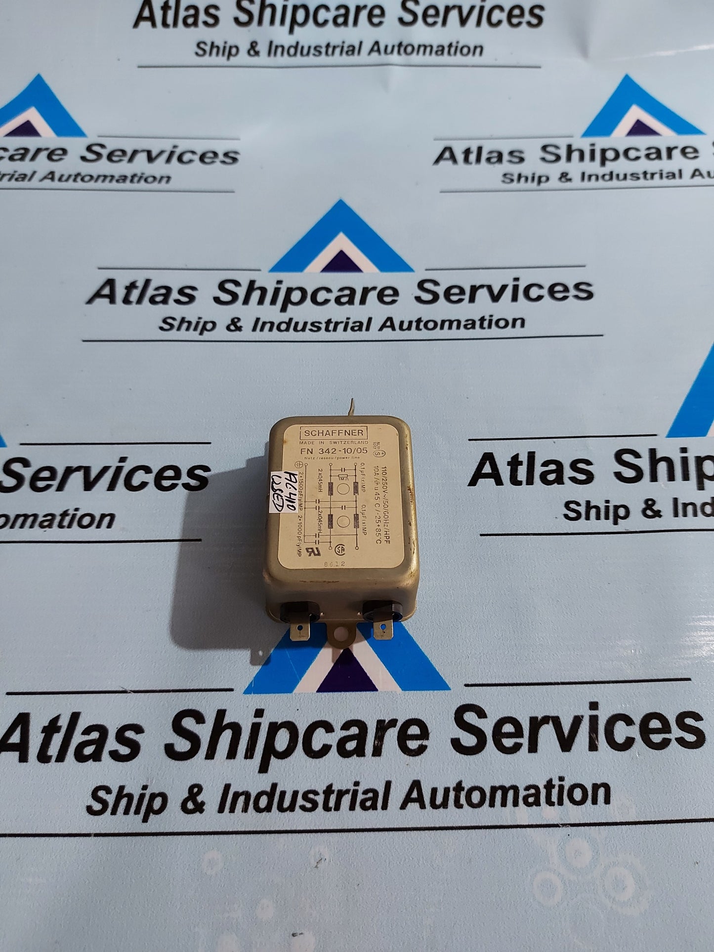 SCHAFFNER 342-10/05 POWER LINE EMI FILTER