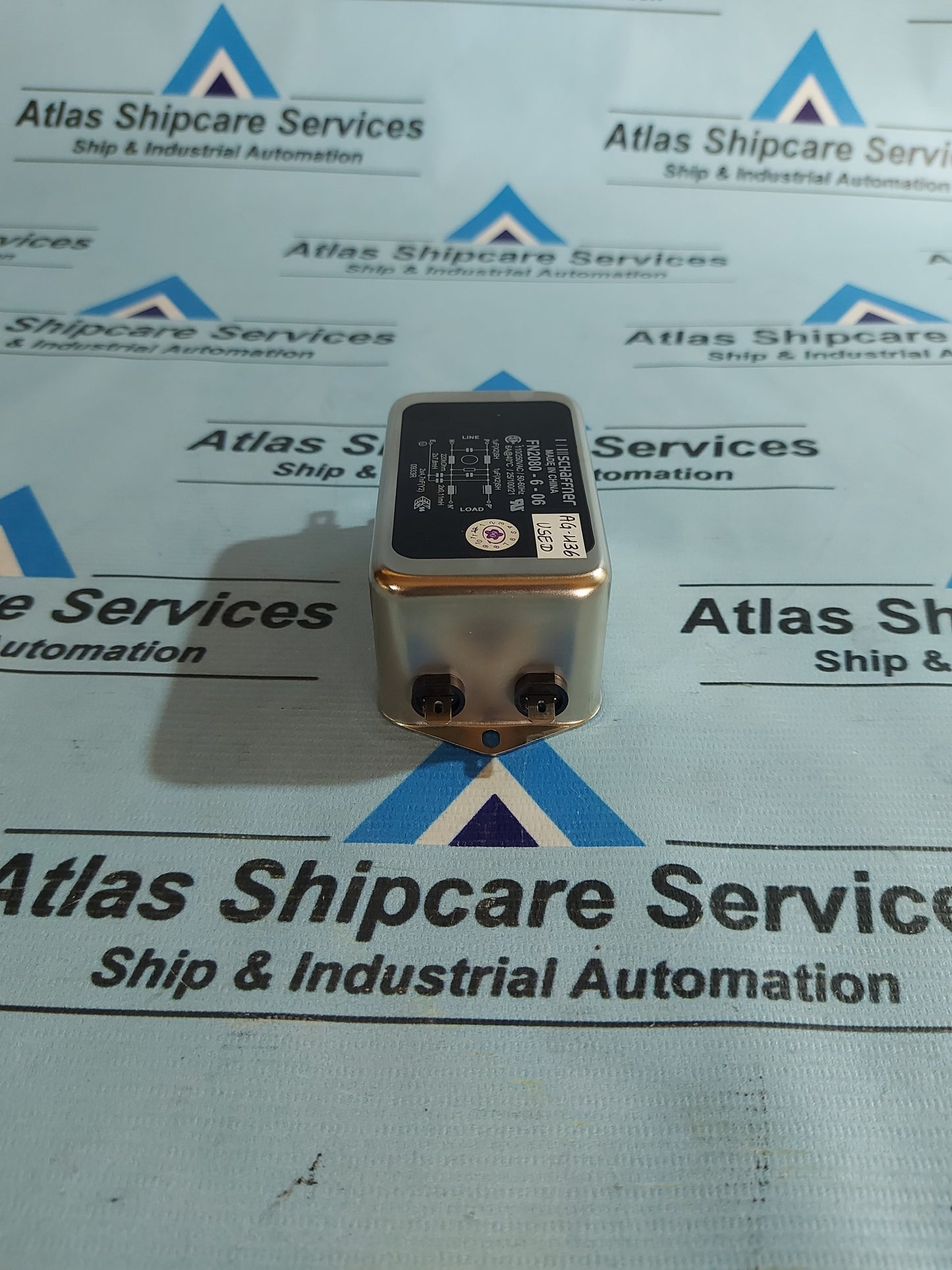 SCHAFFNER FN2080-6-06 POWER LINE FILTER AG436