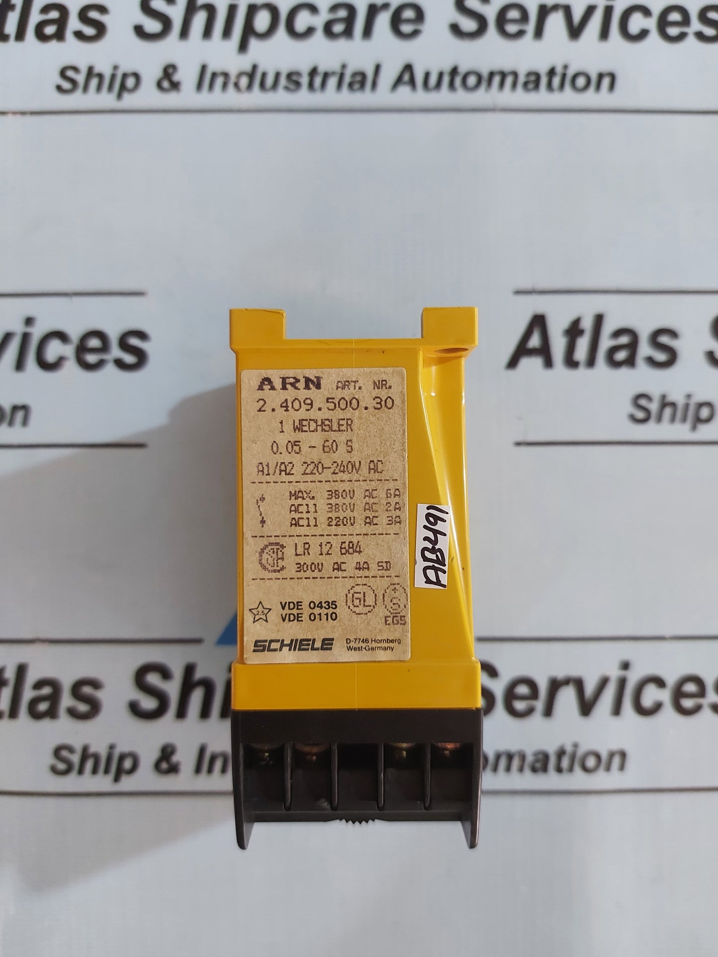 SCHIELE ARN 2.409.500.30 TIME RELAY