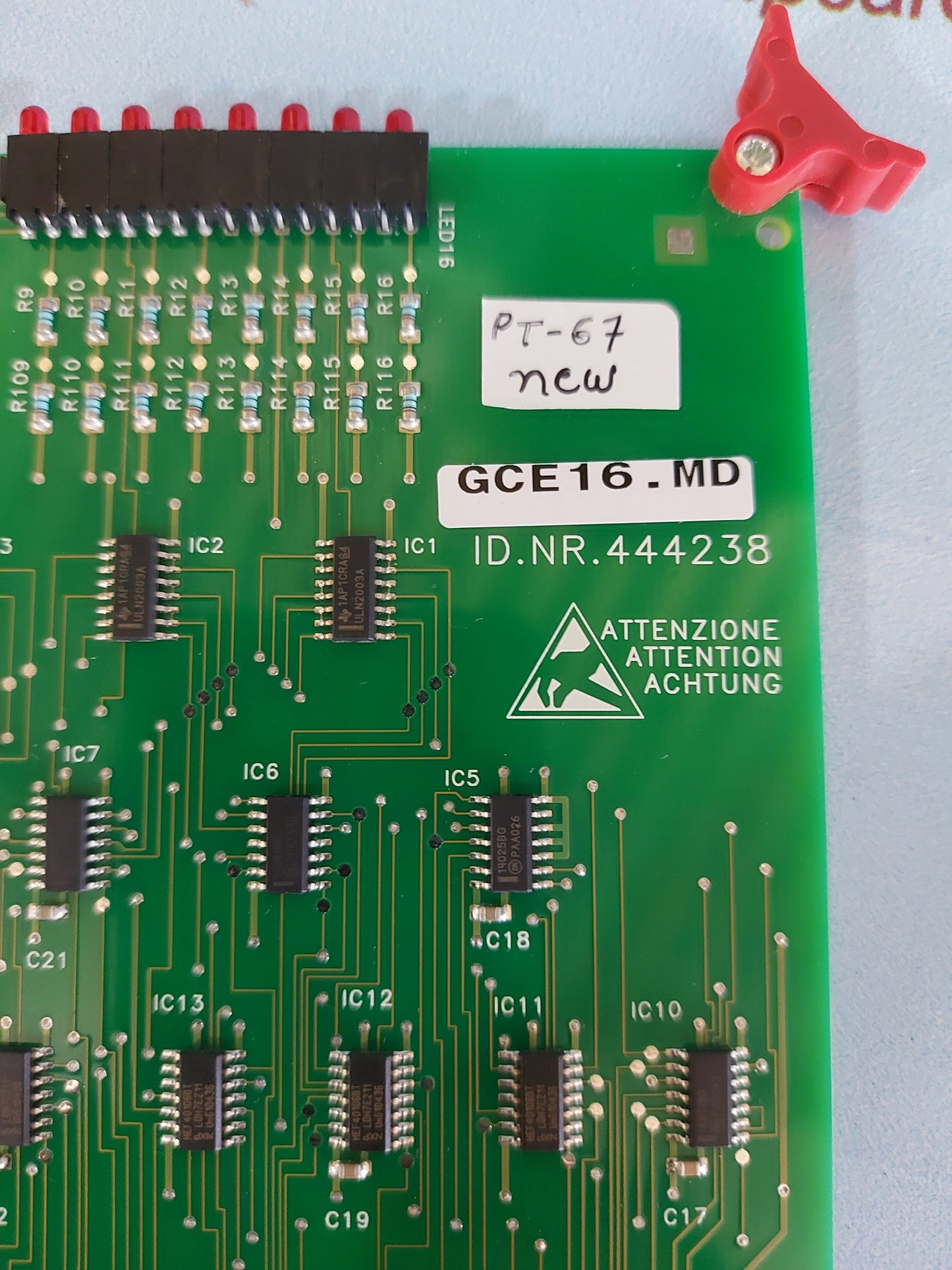 SCHINDLER GCE 16.MD 444238 ELEVATOR PCB CIRCUIT