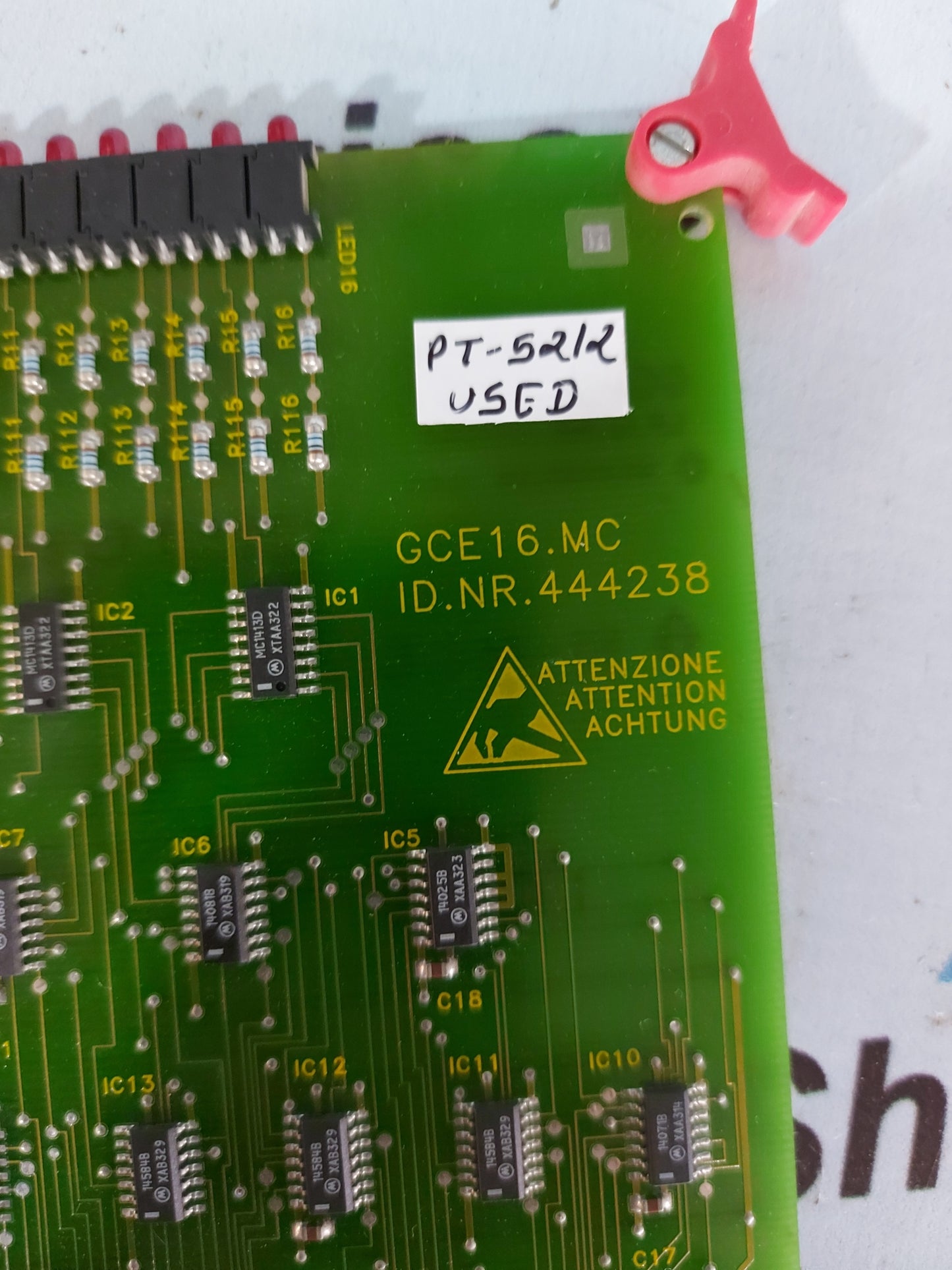 SCHINDLER GCE16.MC 444238 ELEATOR CIRCUIT BOARD