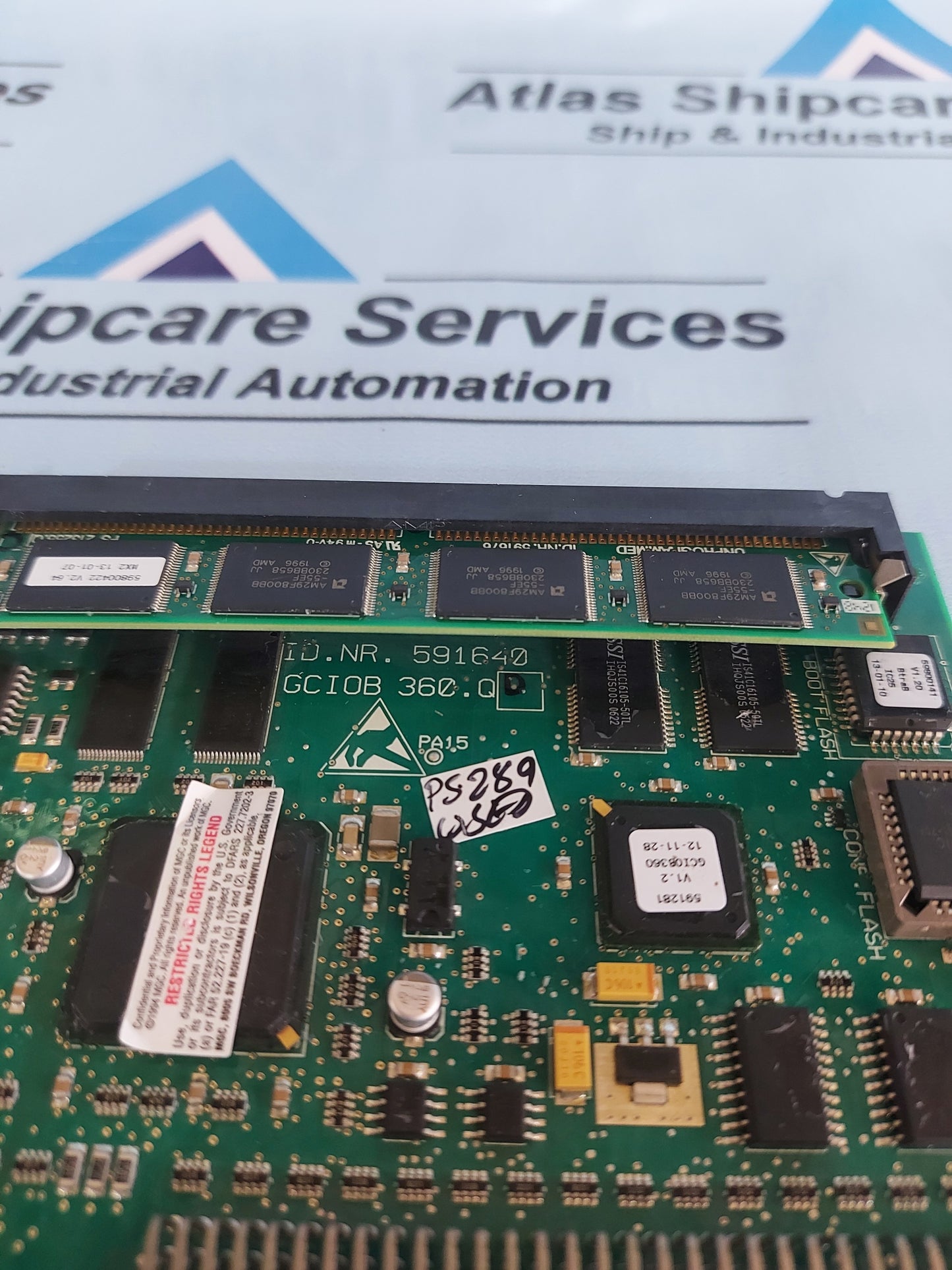 SCHINDLER GCIOB 360.QD 591640 ELEVATOR MOTHERBOARD