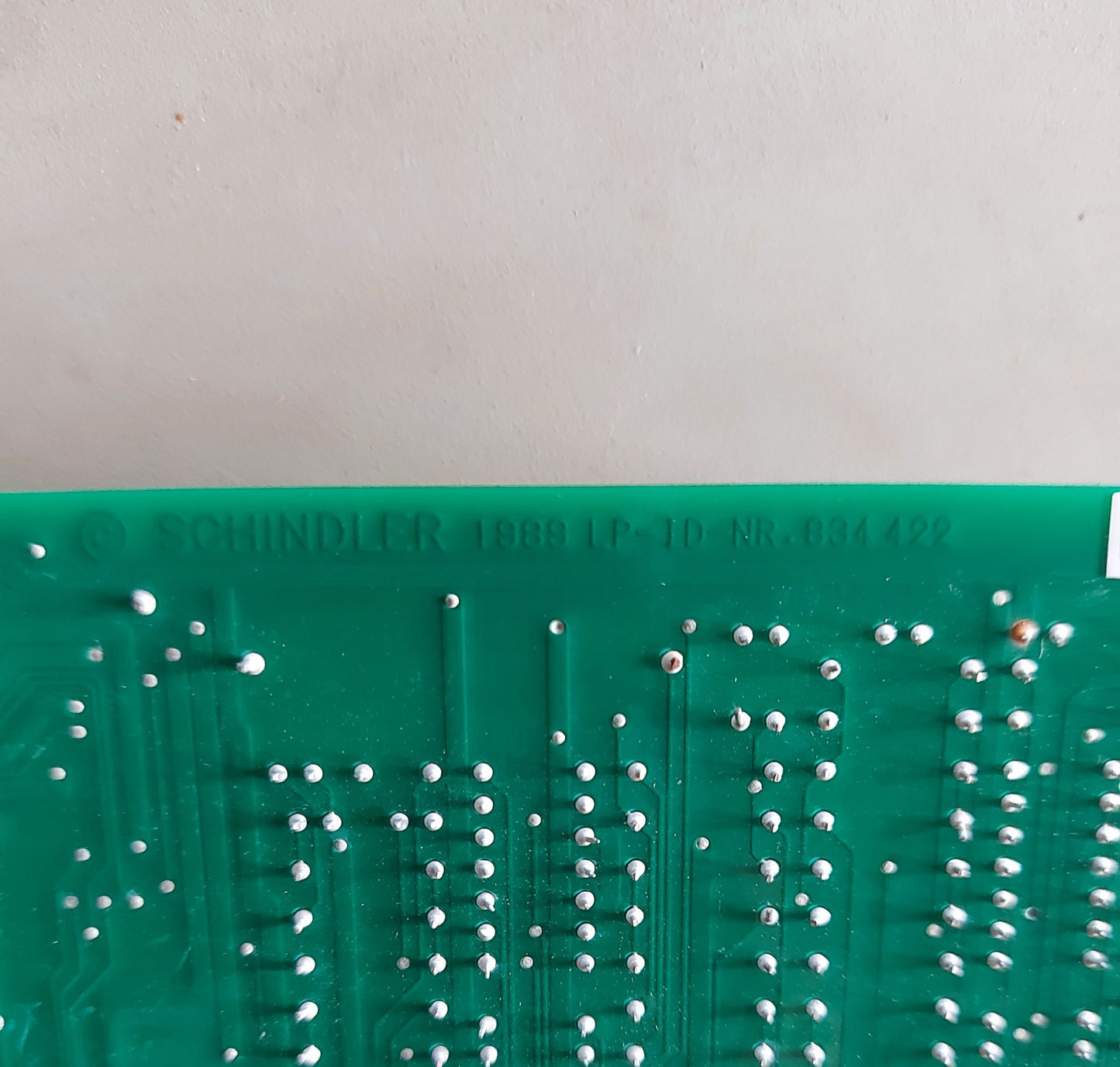 SCHINDLER RDS 3.QA 834423 ELEVATOR PCB CIRCUIT BOARD