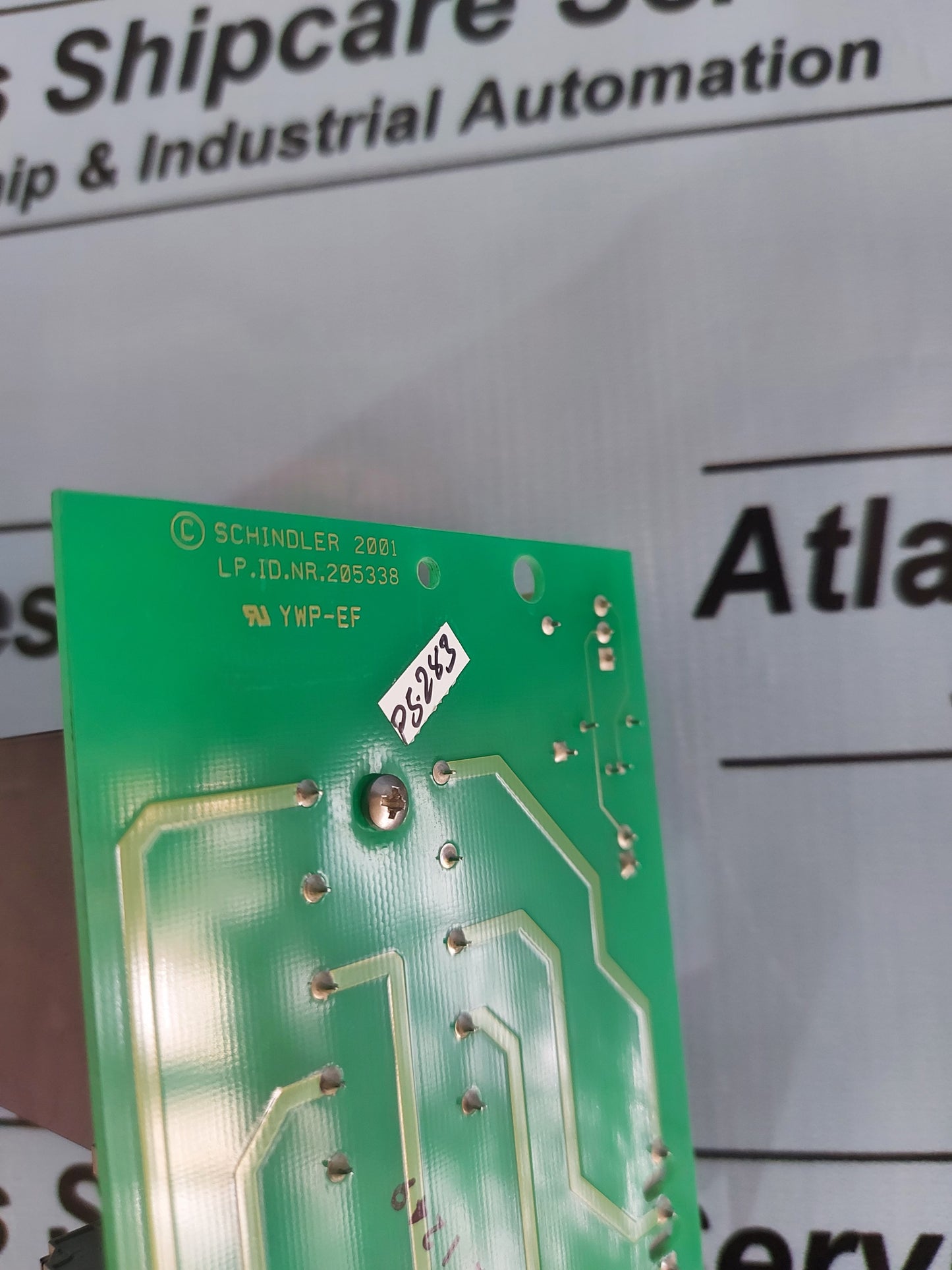 SCHINDLER RMVE 1.QA 591542 ELEVATOR PCB BOARD