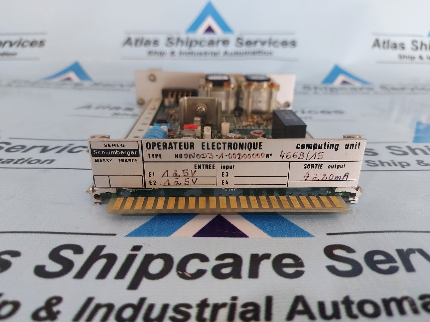 SCHLUMBER HD0N0D3-A-00B00000 OPERATEUR ELECTRONIQUE COMPUTING UNIT