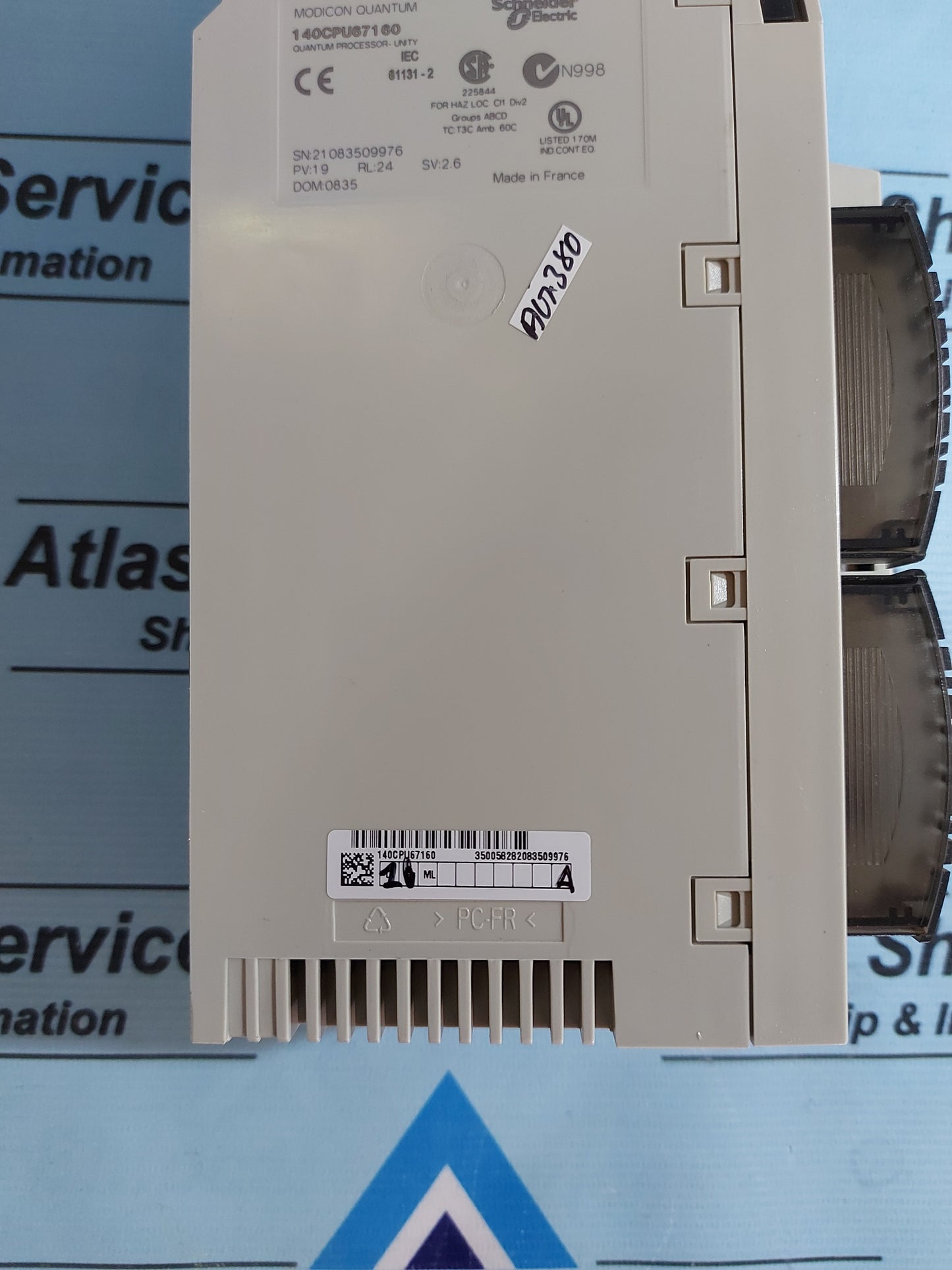 SCHNEIDER 140CPU67160 MODICON QUANTUM UNITY HOT STANBY CONTROLLER QUANTUM AG380