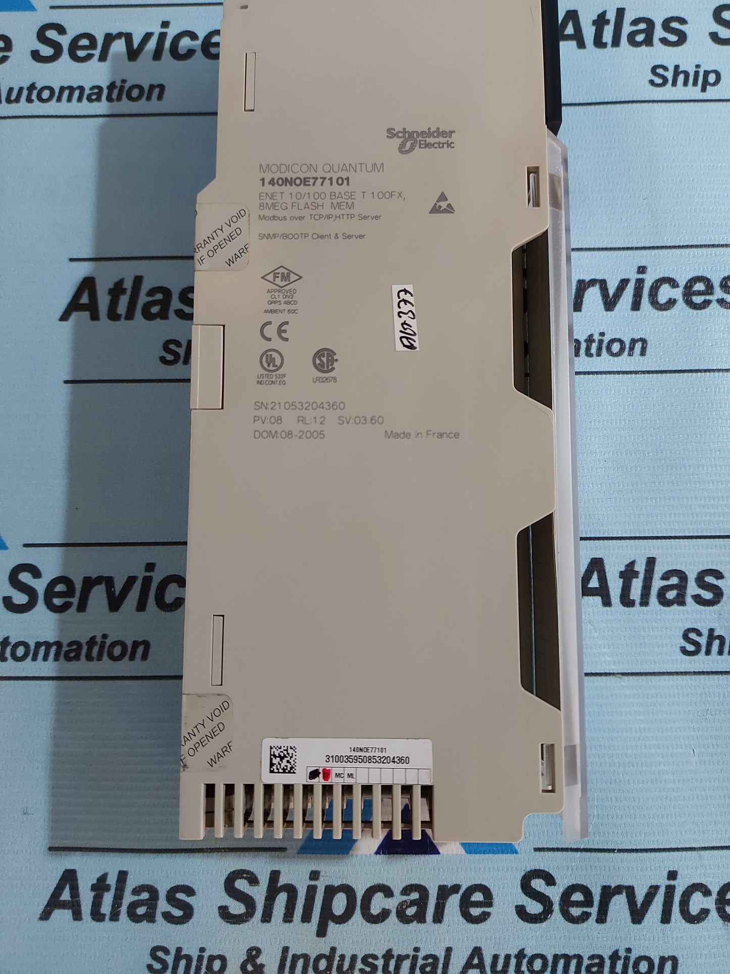 SCHNEIDER 140NOE77101 MODICON QUANTUM ETHERNET 10/100 MODULE AG377