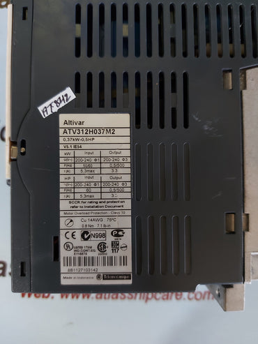 SCHNEIDER ATV312H037M2 VARIABLE SPEED DRIVER