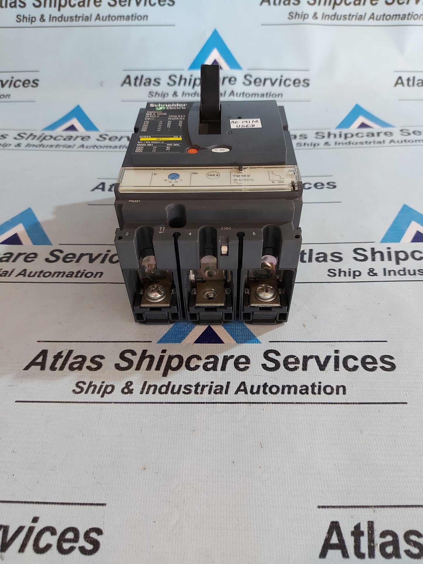SCHNEIDER ELECTRIC COMPACT NSX 100B ADJUSTABLE CIRCUIT BREAKER