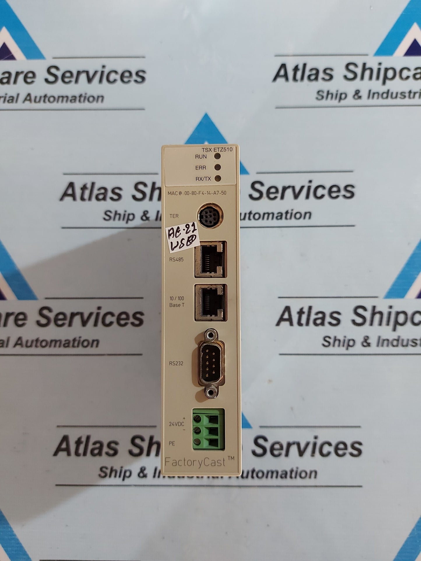 SCHNEIDER ELECTRIC RSXETZ510 TSX37 TCP/IP FCAST MODULE