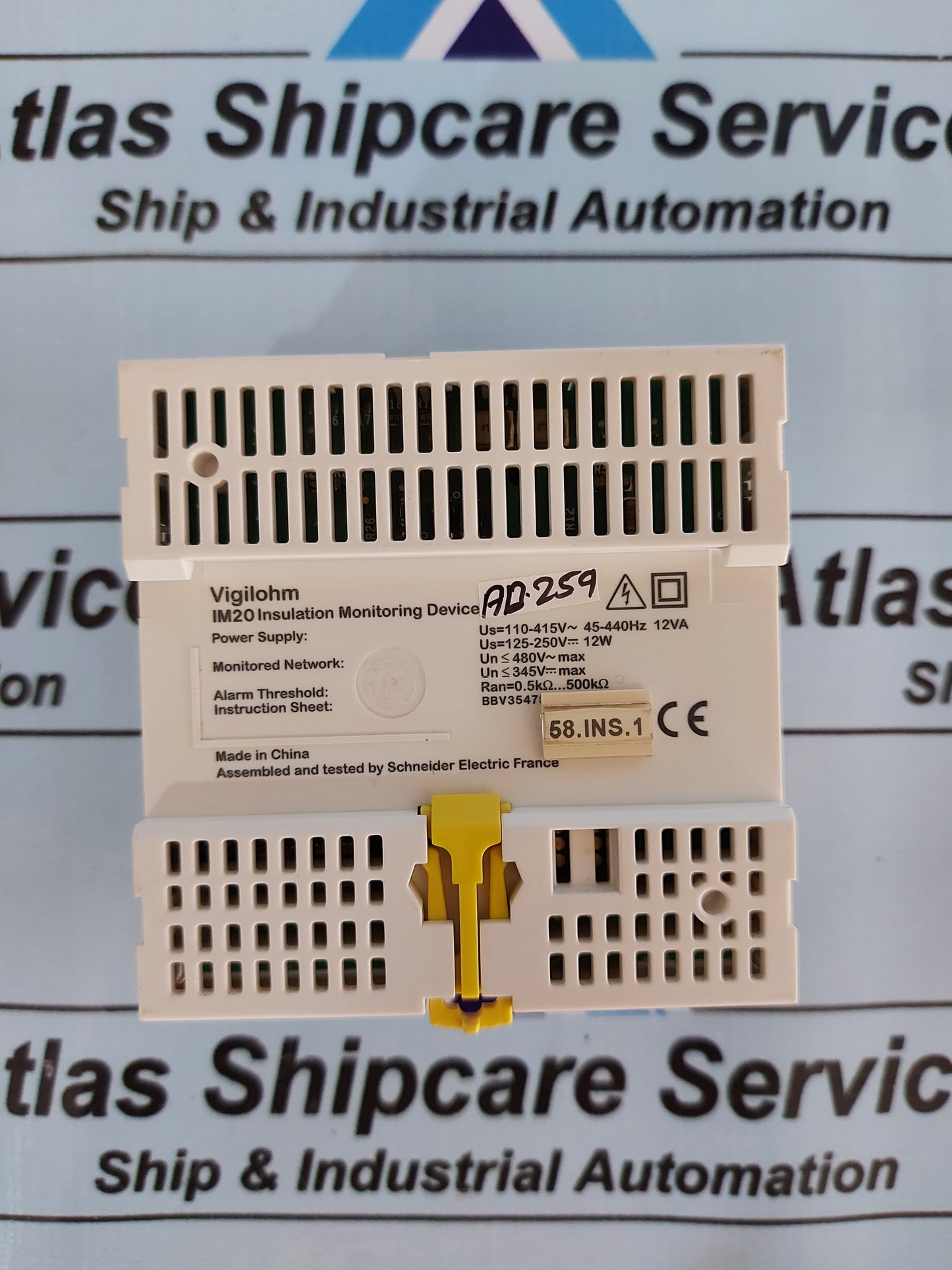 SCHNEIDER IMD-IM2O VIGILOHM INSULATION MONITORING DEVICE