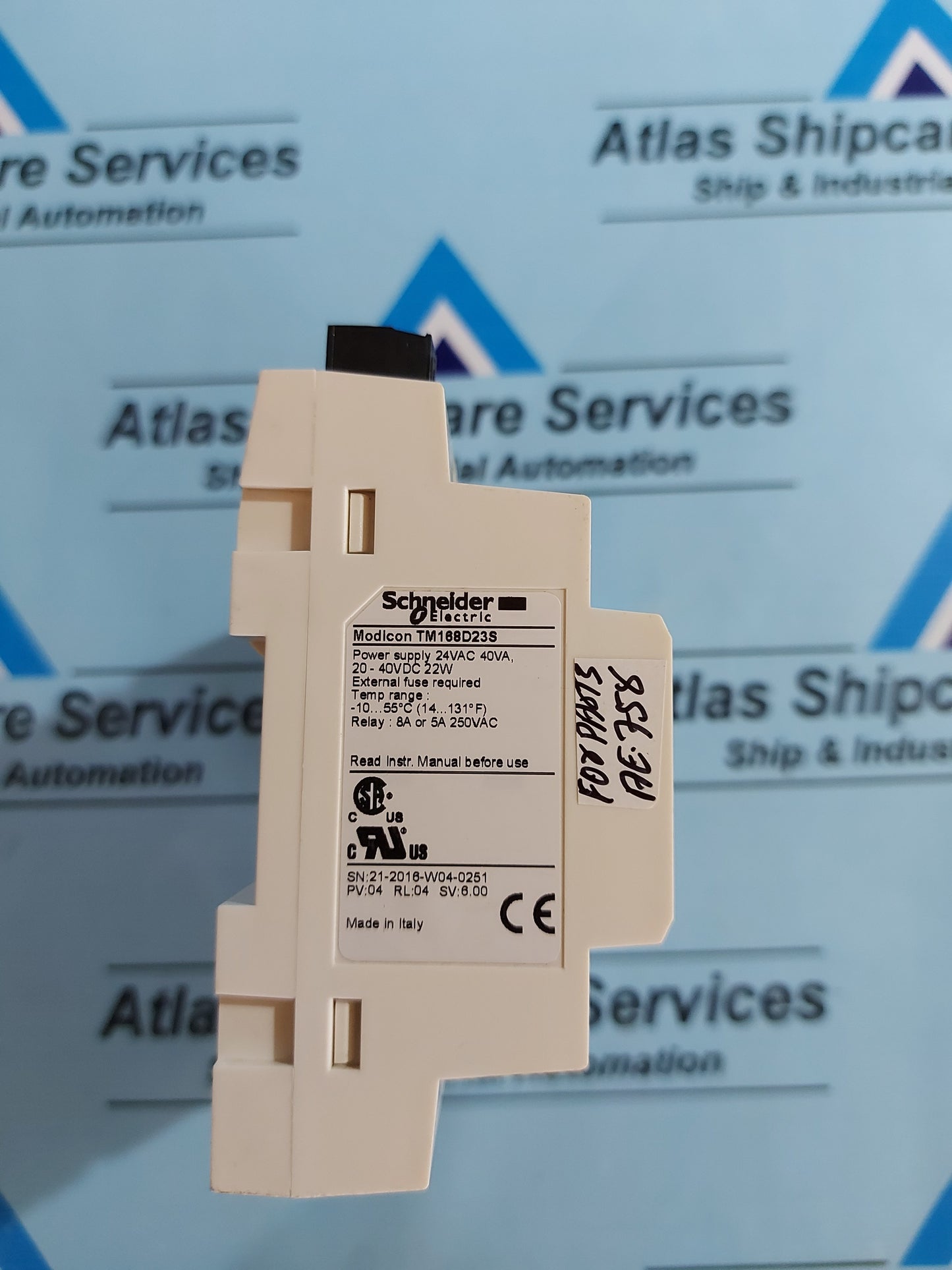 SCHNEIDER MODICON TM168D23S DISPLAY POWER SUPPLY 24VAC