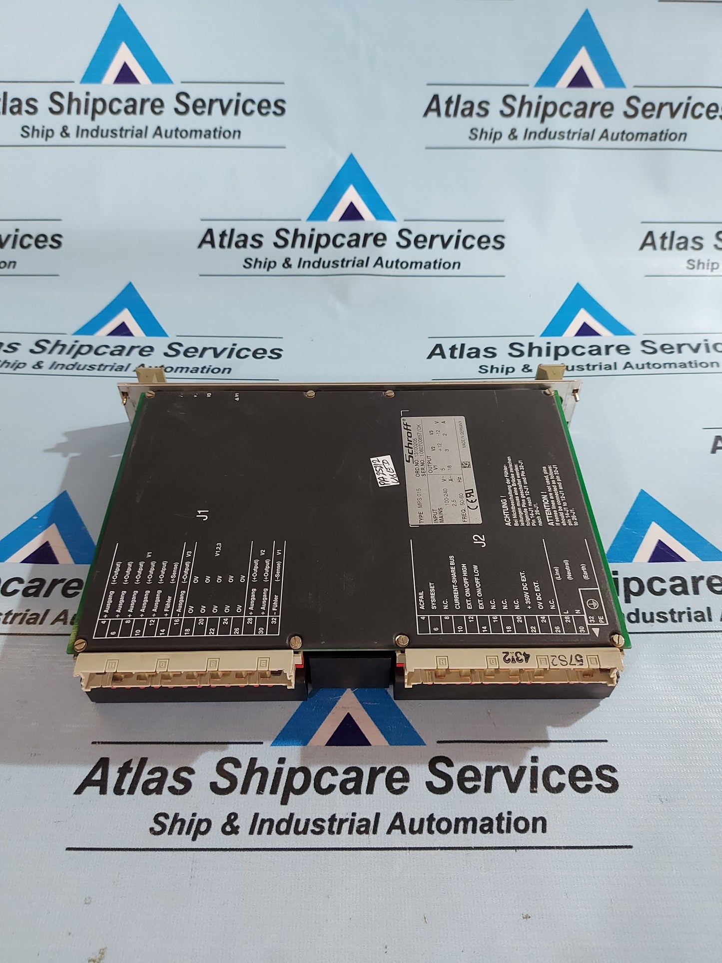 SCHROFF MPS 015 POWER SUPPLY 13100205