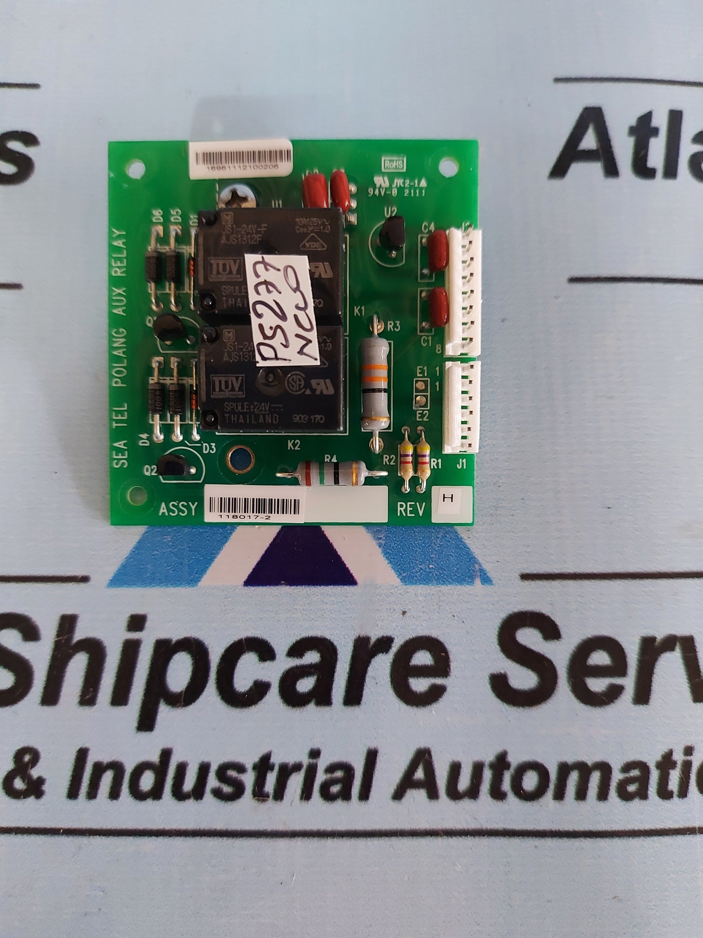 SEA TEL 118017-2 POLANG AUX RELAY REV.H